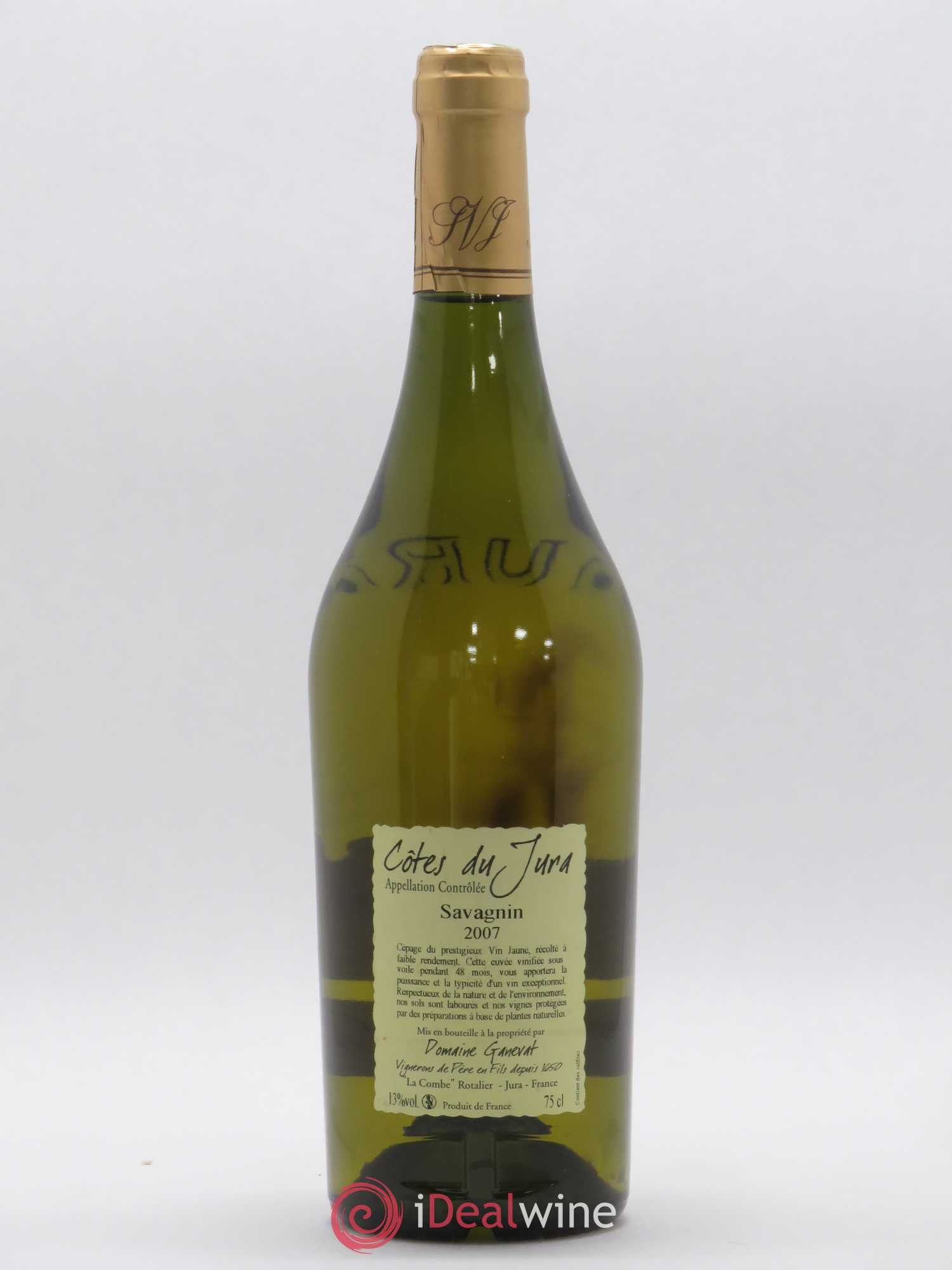 Côtes du Jura Cuvée Prestige Jean-François Ganevat (Domaine) 2007 - Lot de 1 bouteille - 1