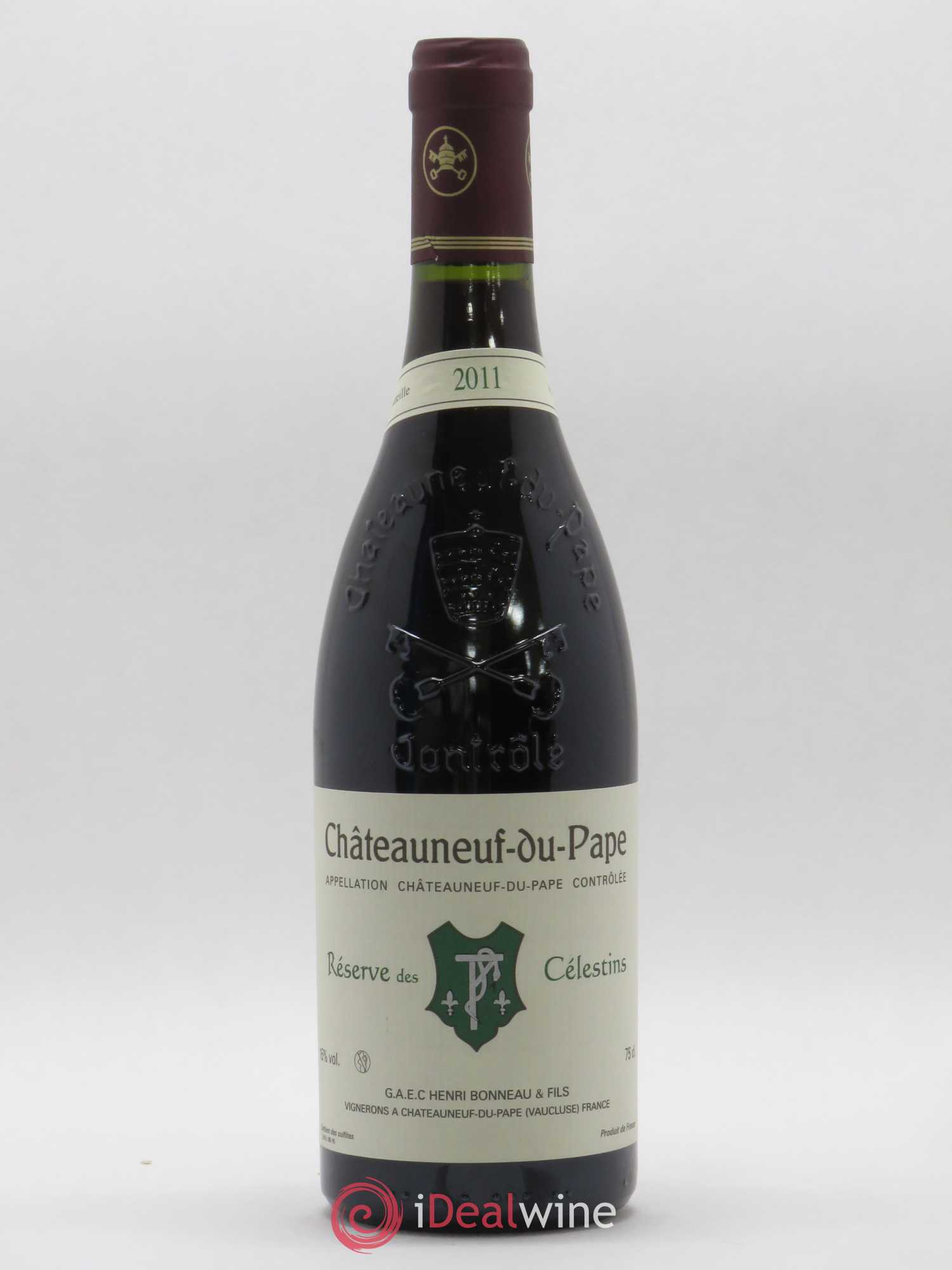 Châteauneuf-du-Pape Réserve des Célestins Henri Bonneau & Fils 2011 - Lot de 1 bouteille - 0