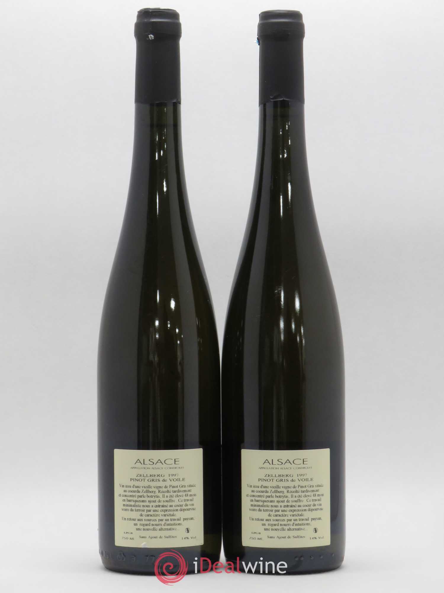 Alsace Zellberg Pinot Gris de Voile Julien Meyer (Domaine) 1997 - Lot of 2 bottles - 1