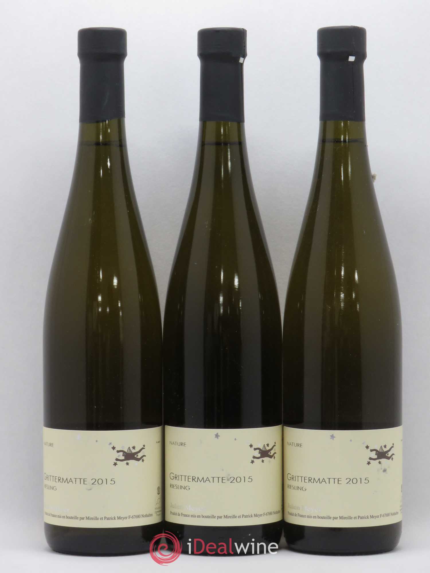 Alsace Riesling Grittermatte Julien Meyer (Domaine) 2015 - Lot de 3 bouteilles - 0
