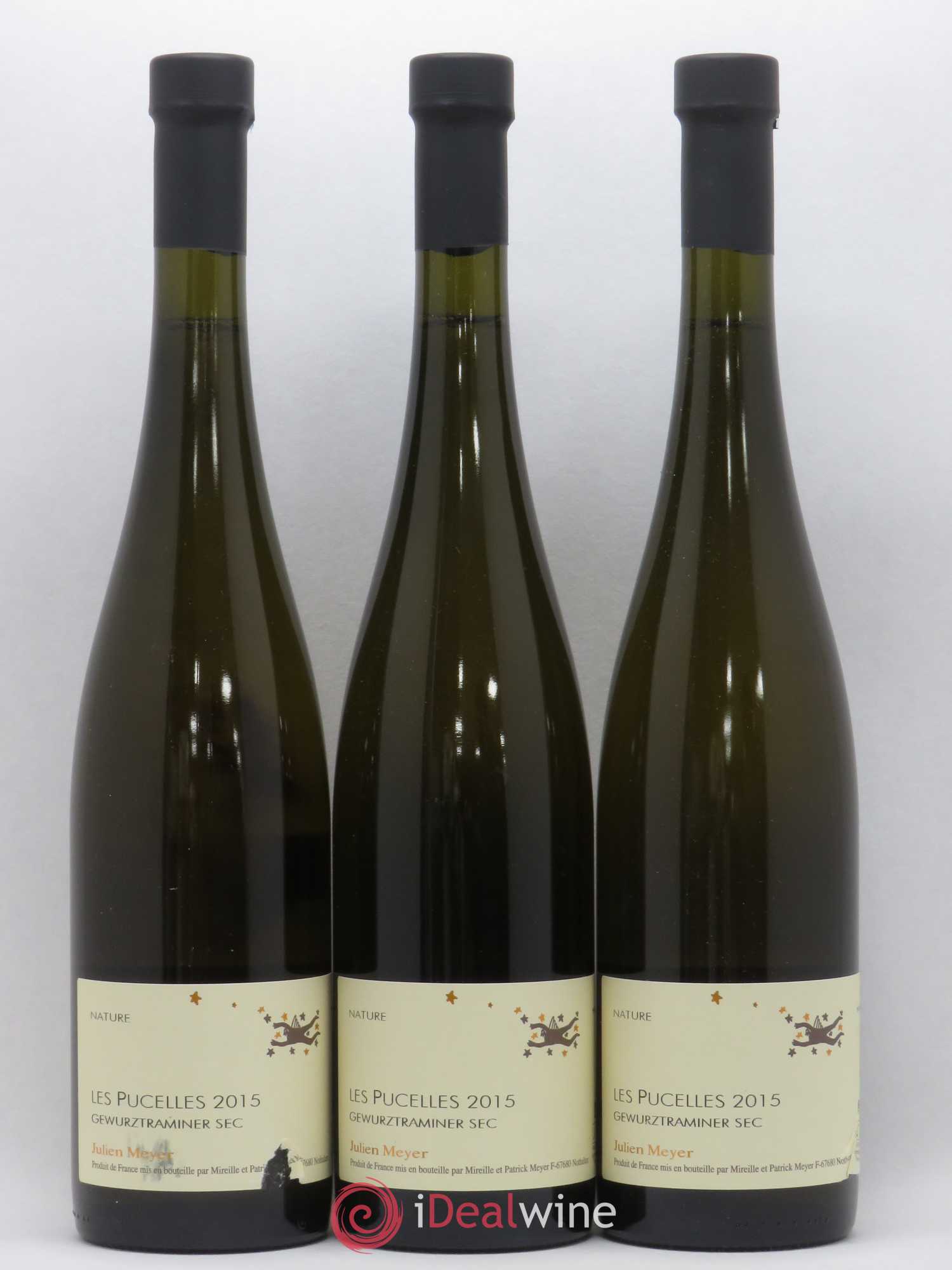Alsace Gewurztraminer Les Pucelles Julien Meyer (Domaine) 2015 - Lot de 3 bouteilles - 0