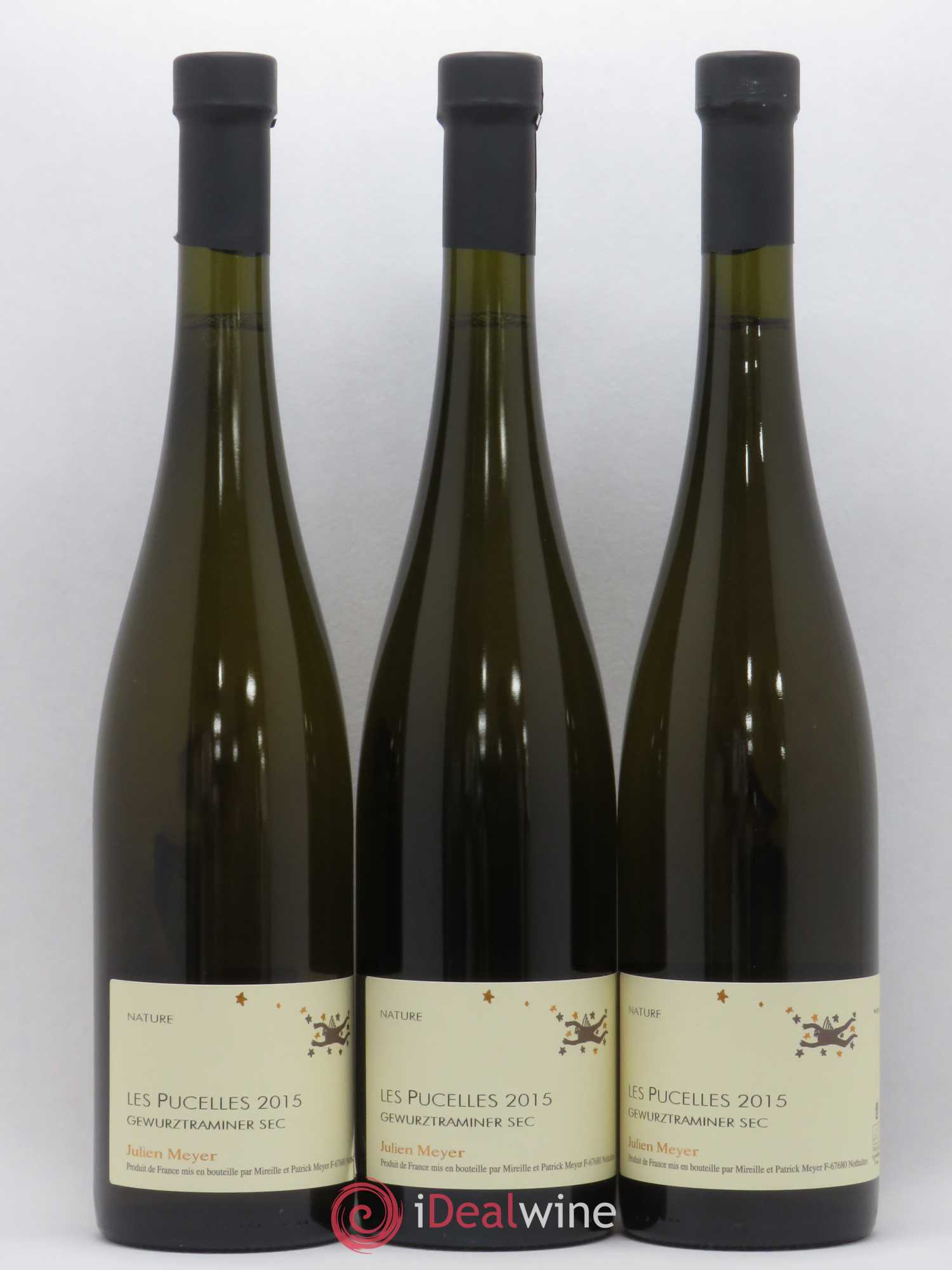 Alsace Gewurztraminer Les Pucelles Julien Meyer (Domaine) 2015 - Lot de 3 bouteilles - 0