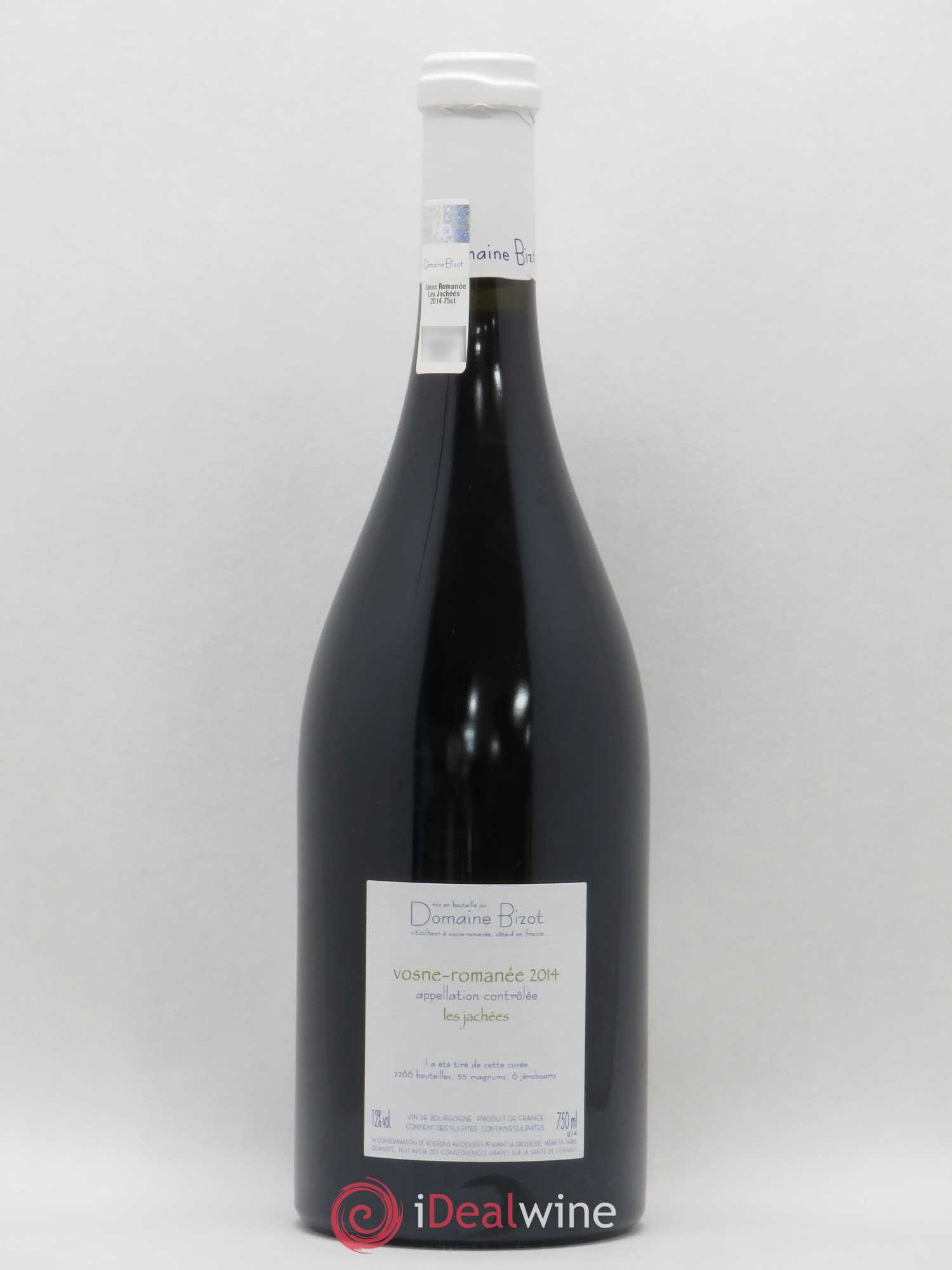 Vosne-Romanée Les Jachées Bizot (Domaine) 2014 - Lot de 1 bouteille - 1