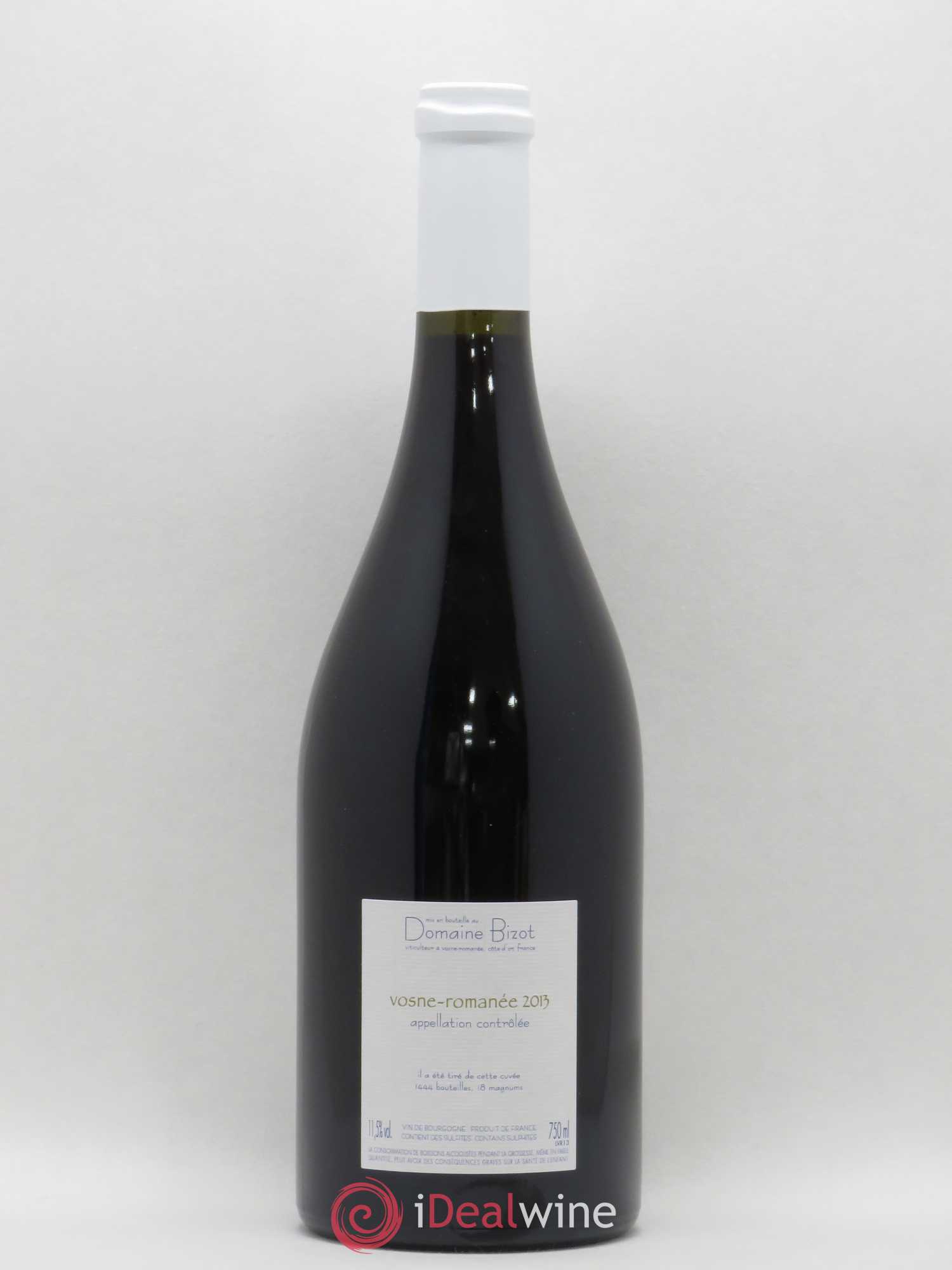 Vosne-Romanée Bizot (Domaine) 2013 - Lot de 1 bouteille - 1