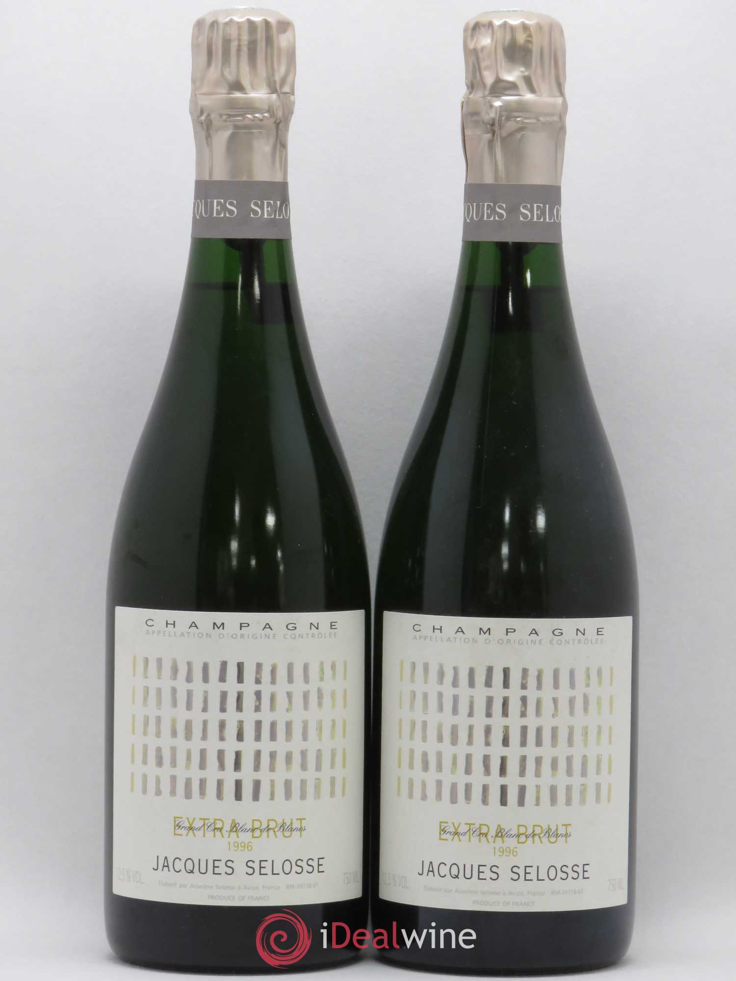 Blanc de Blancs Grand Cru Extra-Brut Jacques Selosse 1996 - Lot de 2 bouteilles - 0