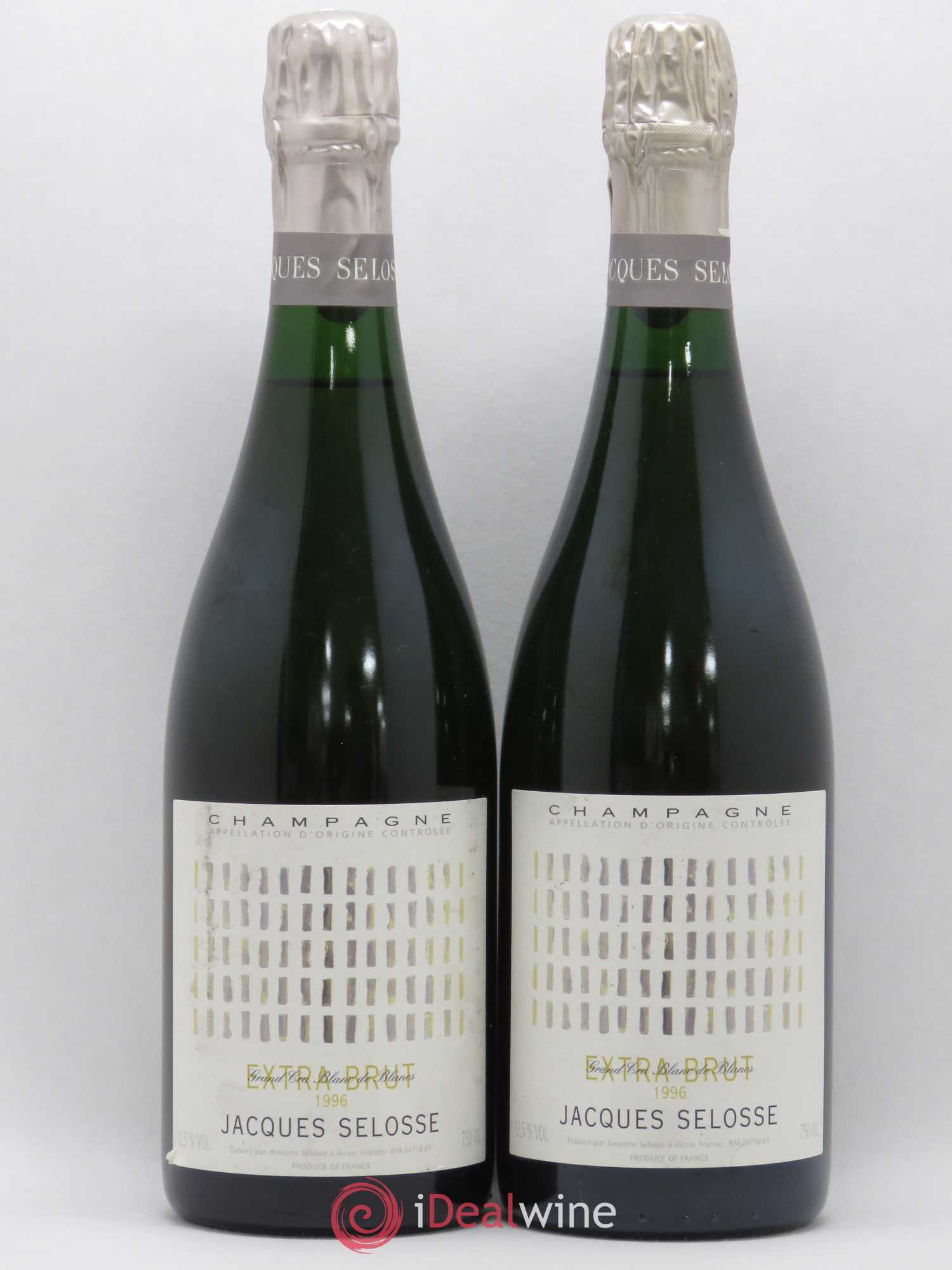 Blanc de Blancs Grand Cru Extra-Brut Jacques Selosse 1996 - Lot de 2 bouteilles - 0