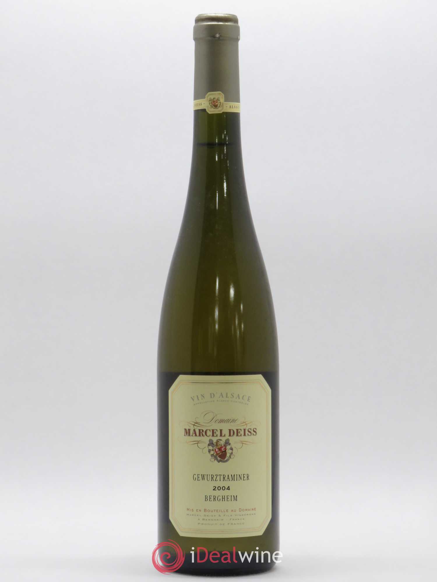 Alsace Gewurztraminer Marcel Deiss (Domaine) 2004 - Lot de 1 bouteille - 0