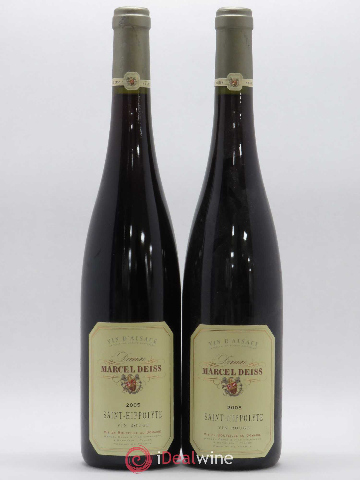 Alsace Rouge de Saint-Hippolyte Marcel Deiss (Domaine) 2005 - Lot de 2 bouteilles - 0