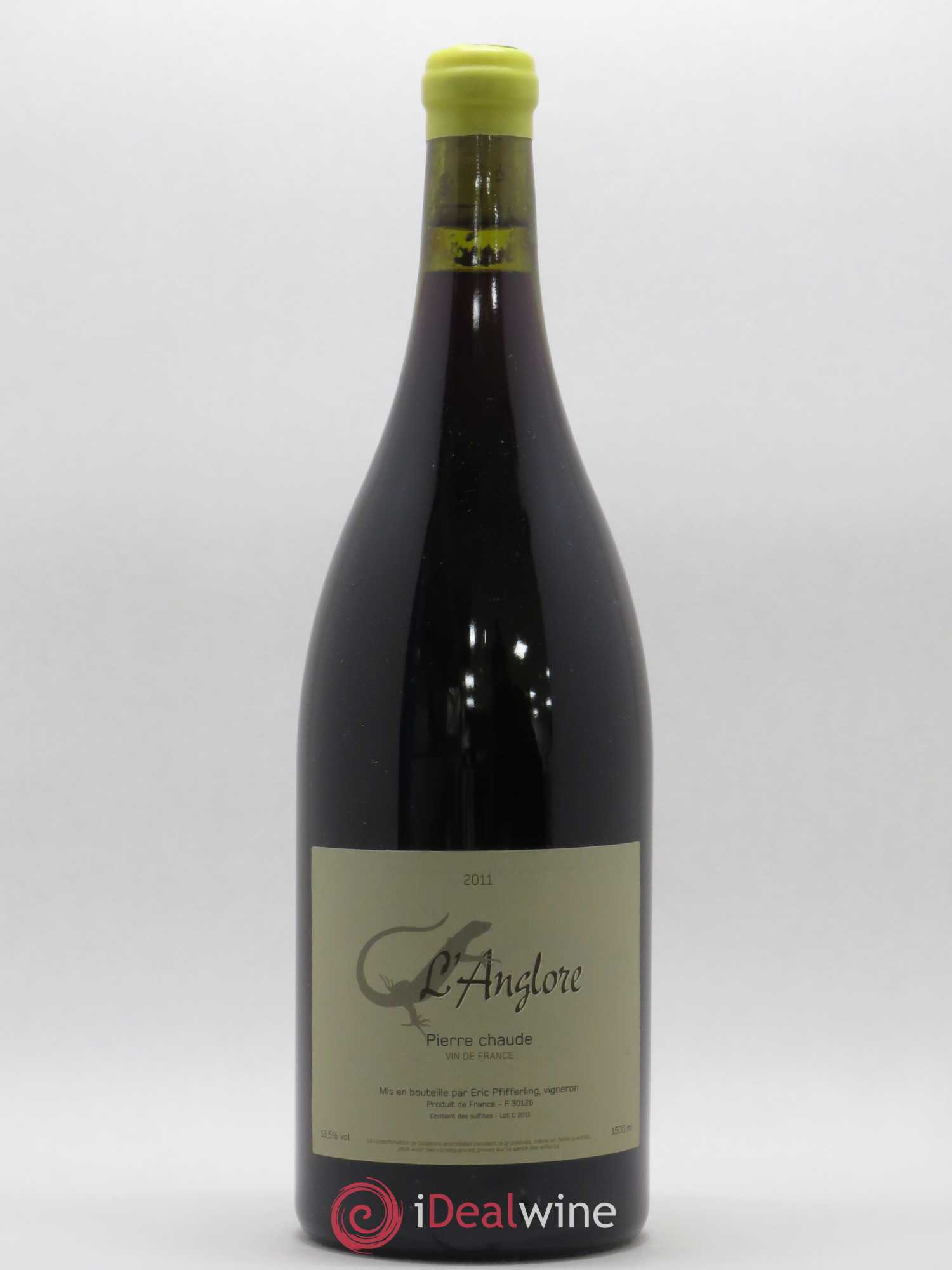 Vin de France Pierre chaude L'Anglore 2011 - Lot de 1 magnum - 0