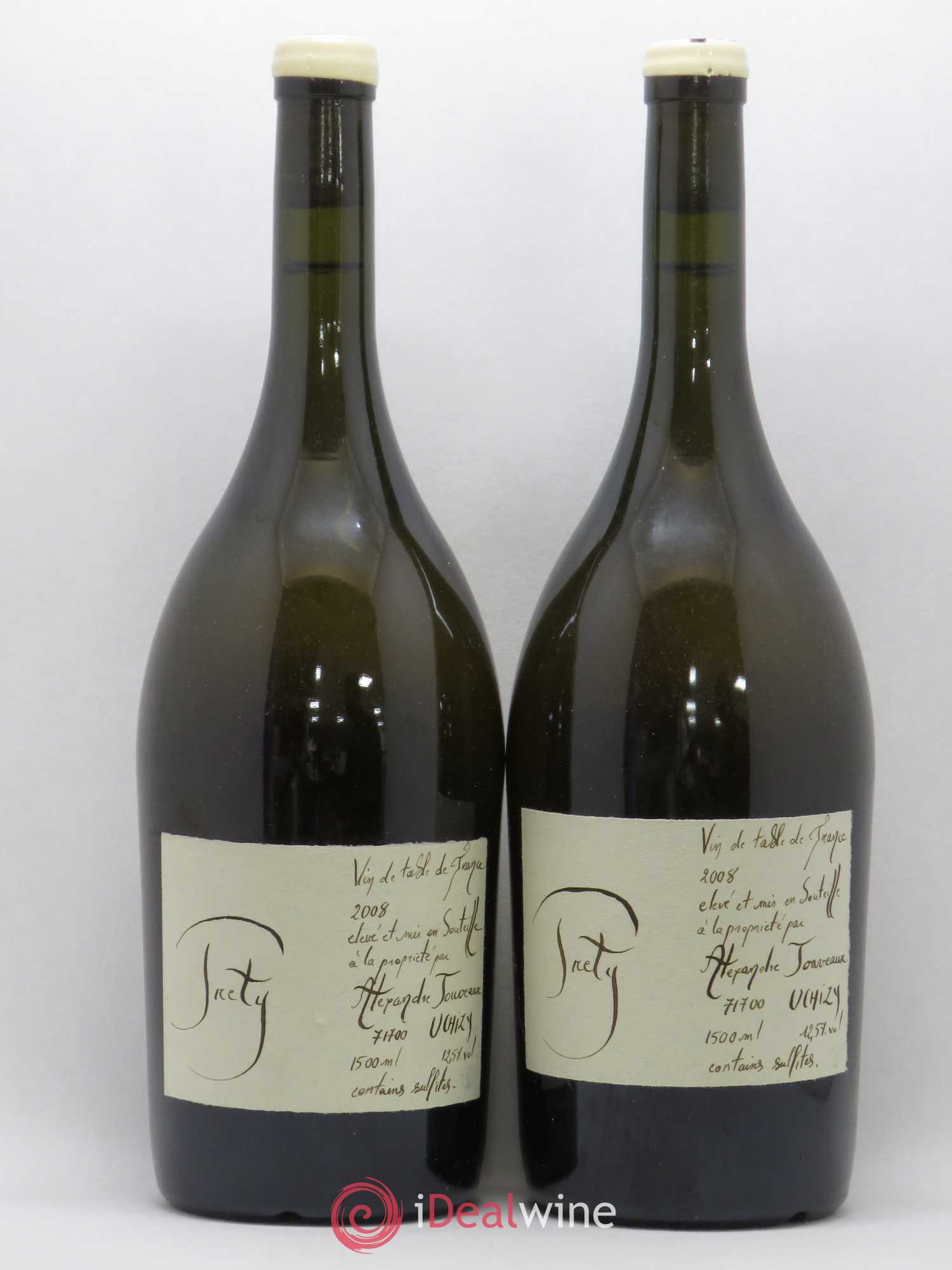 Vin de France Prety Alexandre Jouveaux 2008 - Lot de 2 magnums - 0