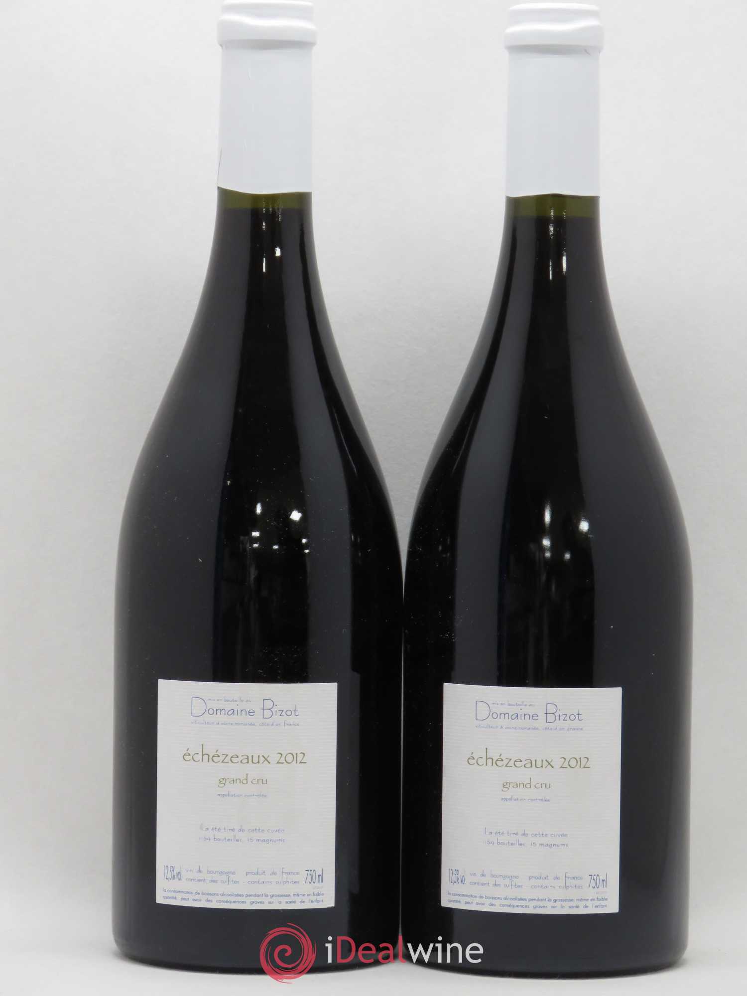 Echezeaux Grand Cru Bizot (Domaine) 2012 - Lot de 2 bouteilles - 1