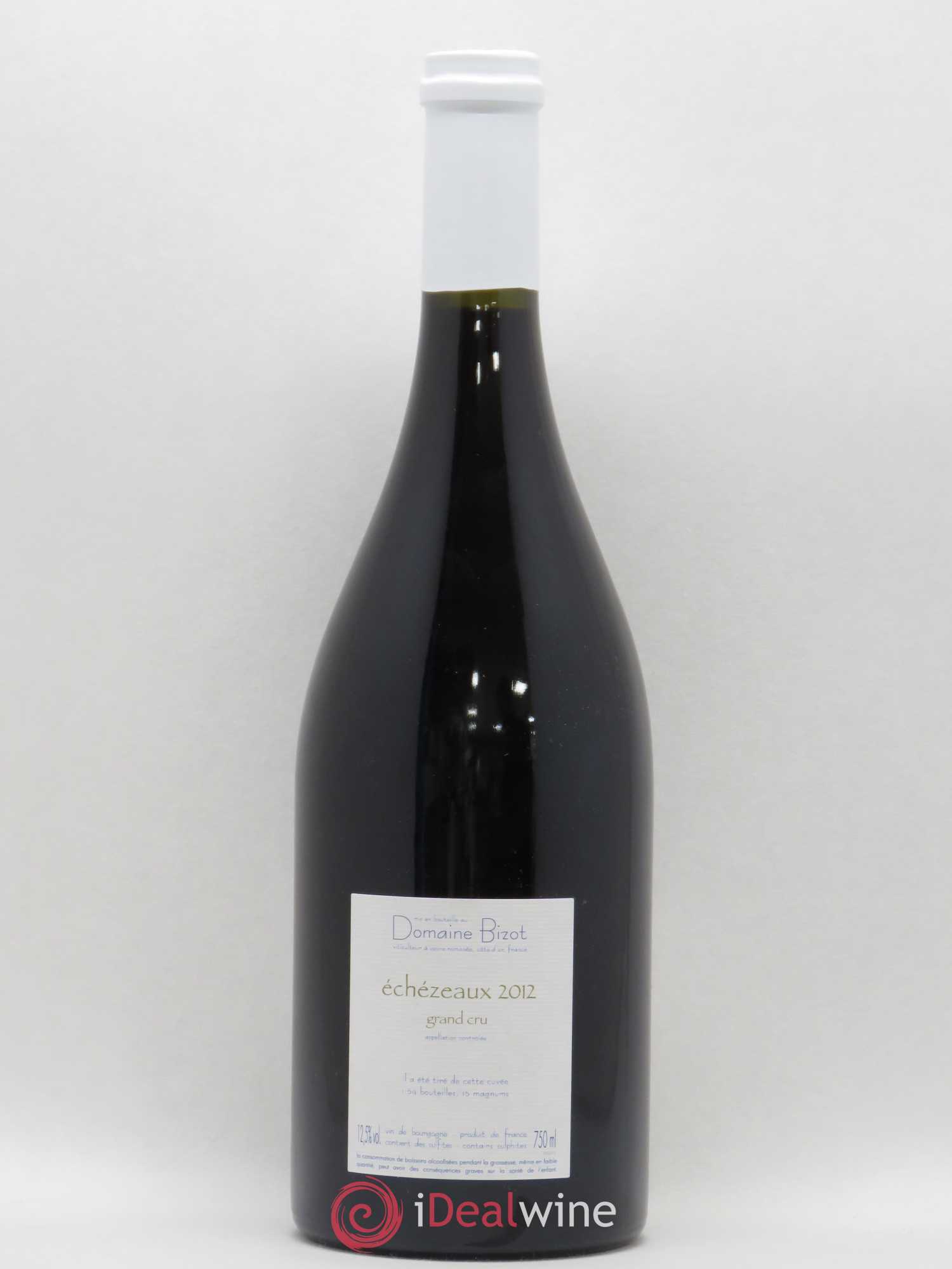 Echezeaux Grand Cru Bizot (Domaine) 2012 - Lot de 1 bouteille - 1