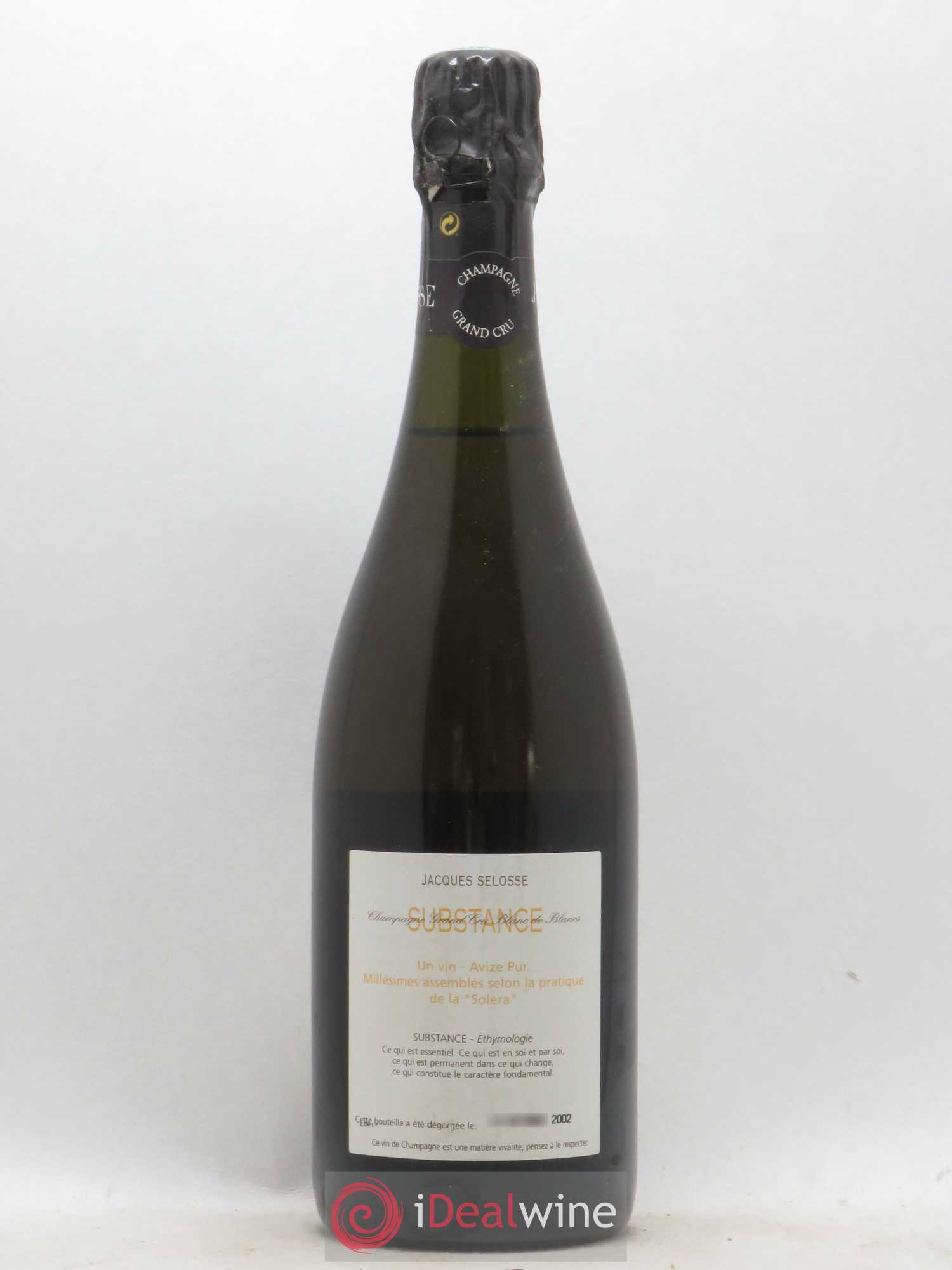 Substance Jacques Selosse - Lot de 1 bouteille - 1