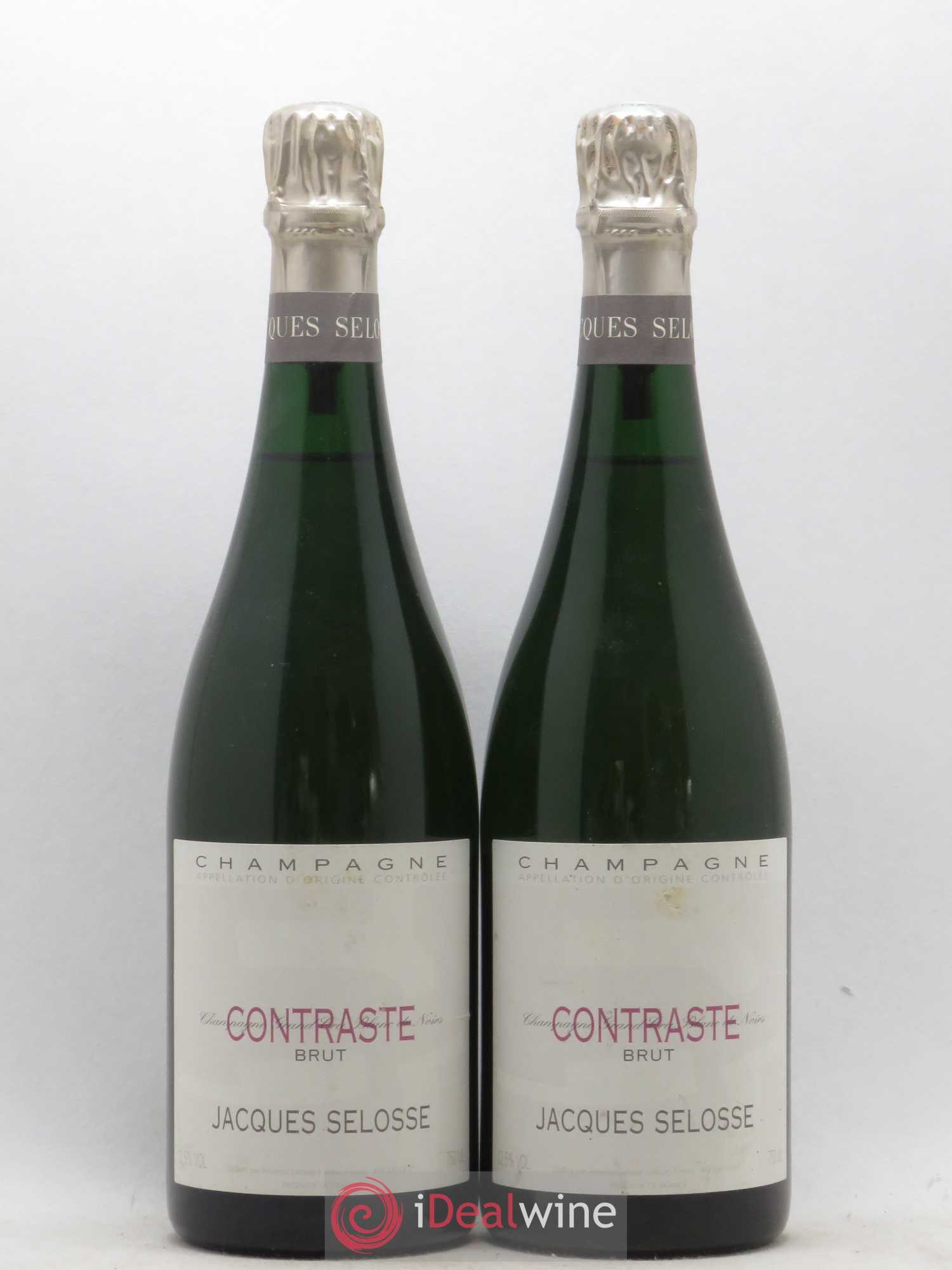 Contraste Blanc de Noirs Grand Cru Brut Jacques Selosse - Lot de 2 bouteilles - 0