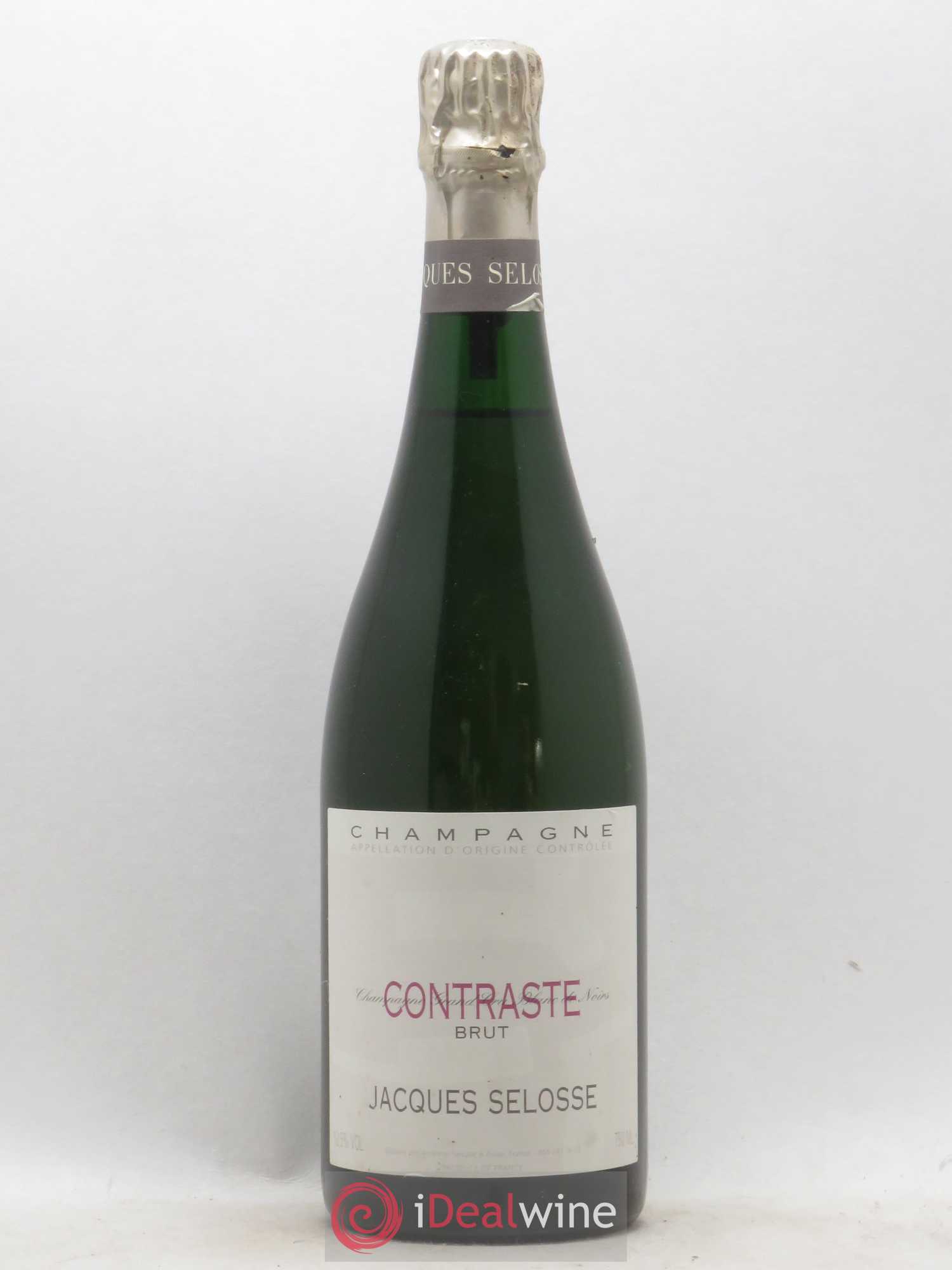 Contraste Blanc de Noirs Grand Cru Brut Jacques Selosse - Lot de 1 bouteille - 0