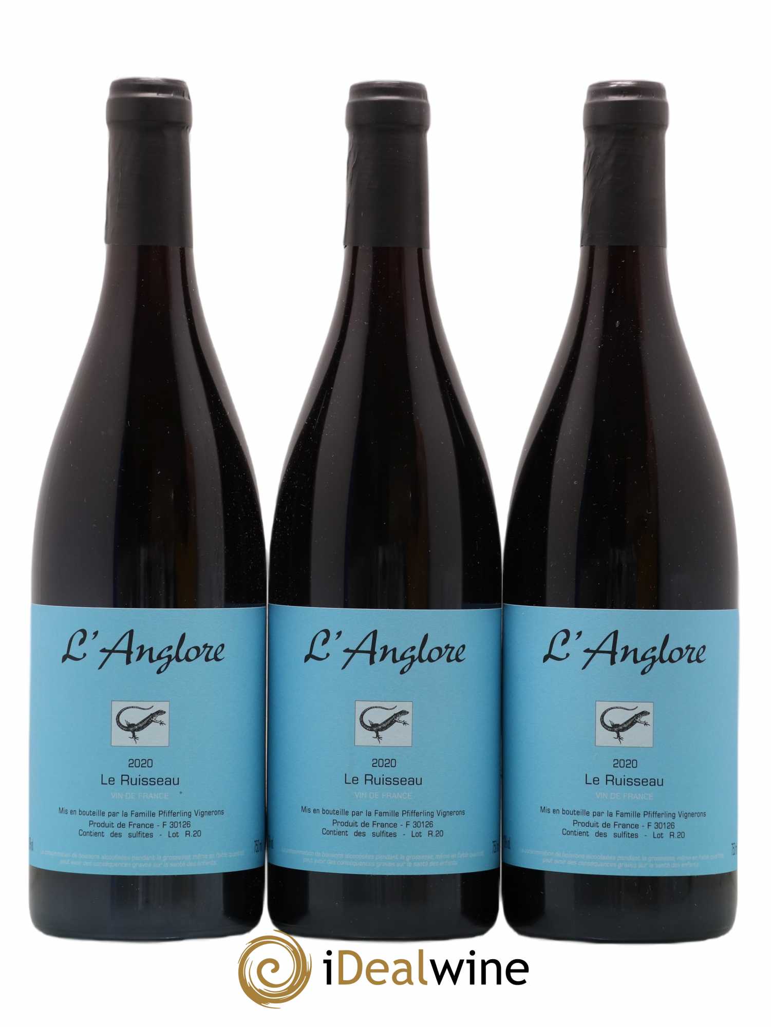 Vin de France Le Ruisseau L'Anglore 2020 - Lot de 3 bouteilles - 0
