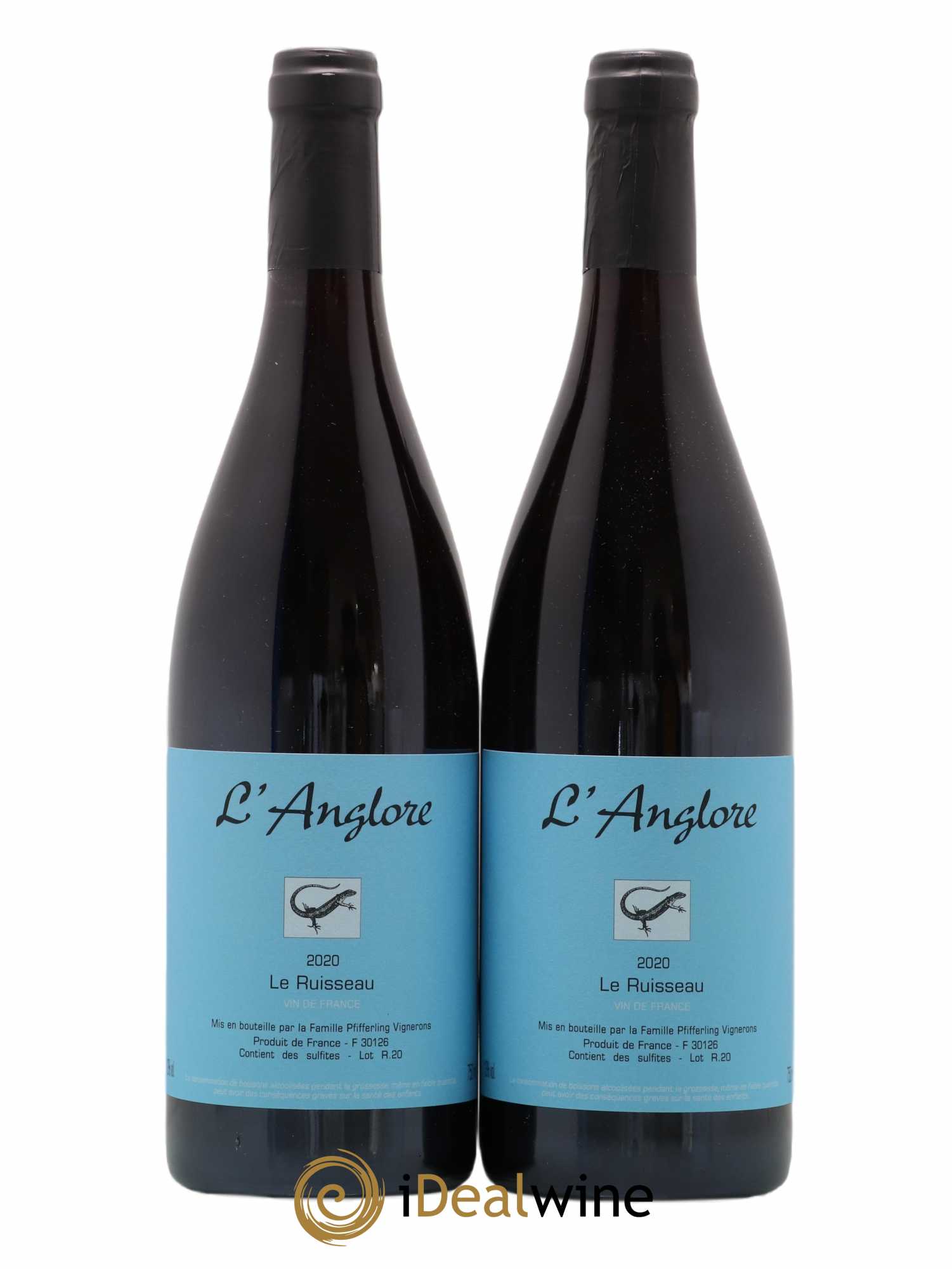 Vin de France Le Ruisseau L'Anglore 2020 - Lot de 2 bouteilles - 0