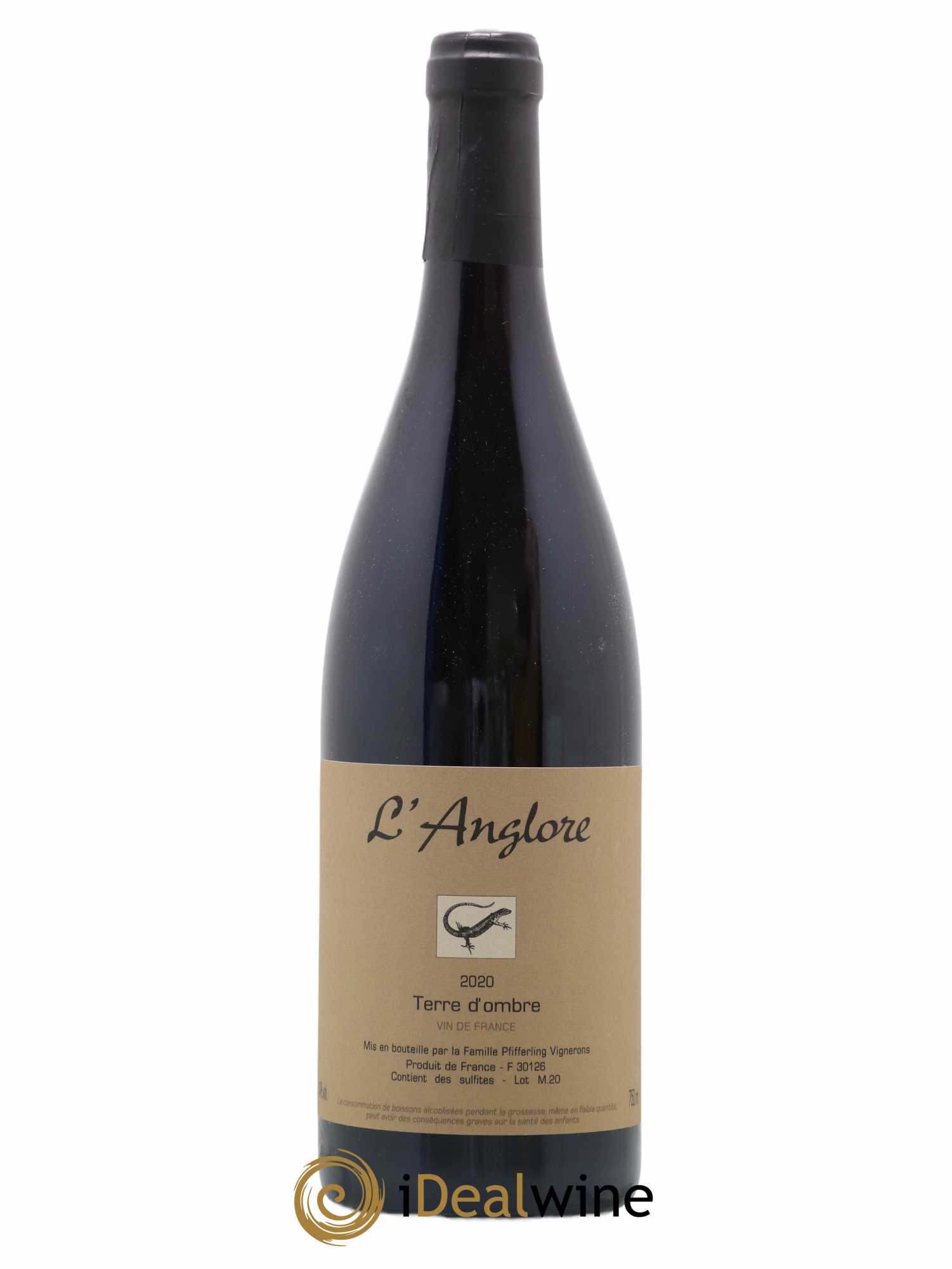 Vin de France Terre d'Ombre L'Anglore 2020 - Lot de 1 bouteille - 0