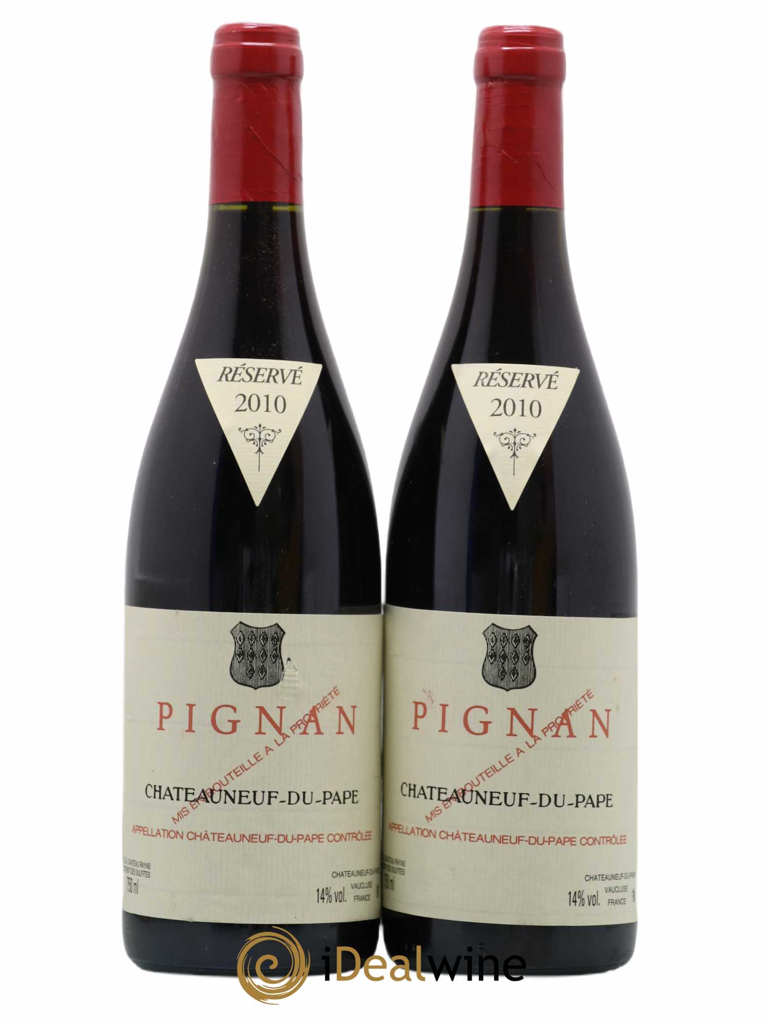 Châteauneuf-du-Pape Pignan Emmanuel Reynaud 2010 - Lot de 2 bouteilles - 0