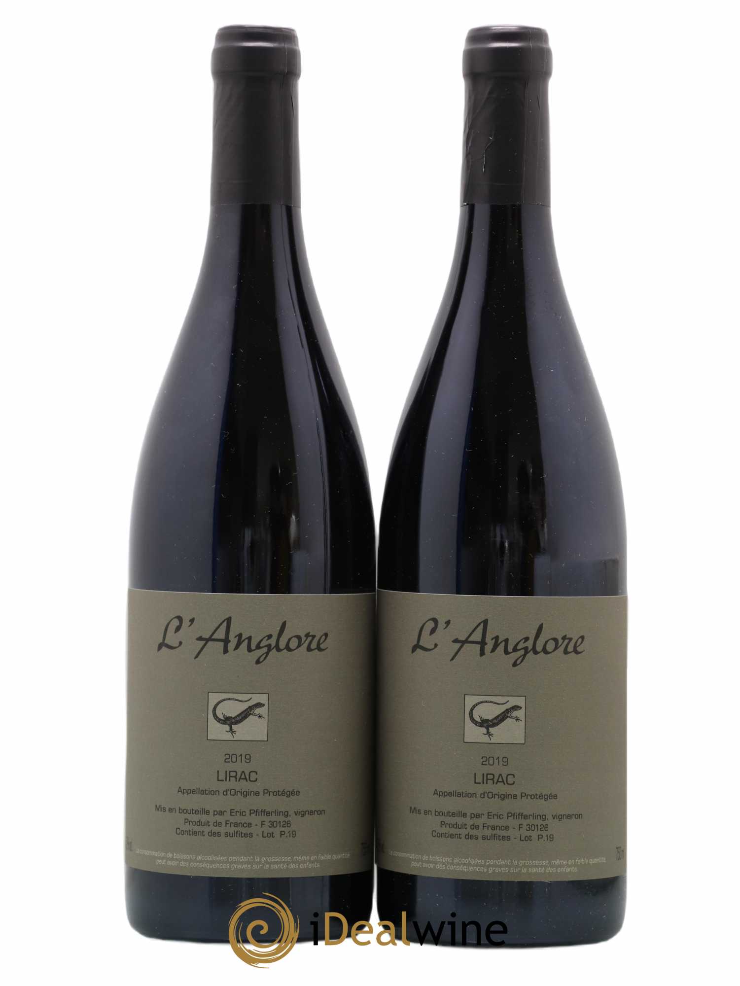 Lirac L'Anglore 2019 - Lot de 2 bouteilles - 0