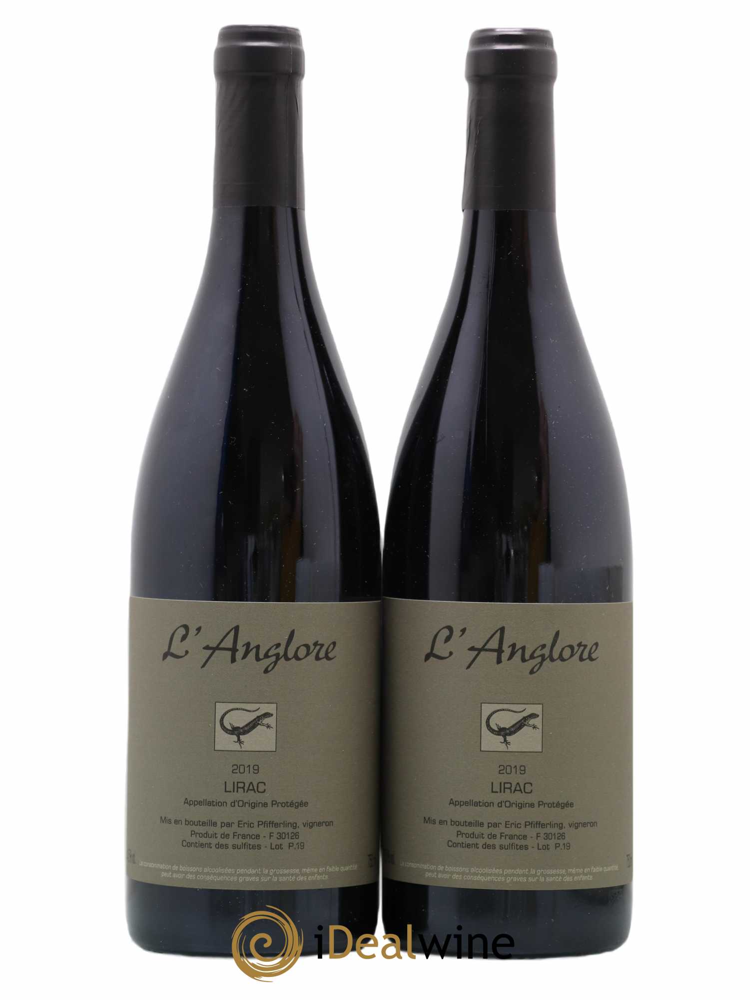 Lirac L'Anglore 2019 - Lot de 2 bouteilles - 0