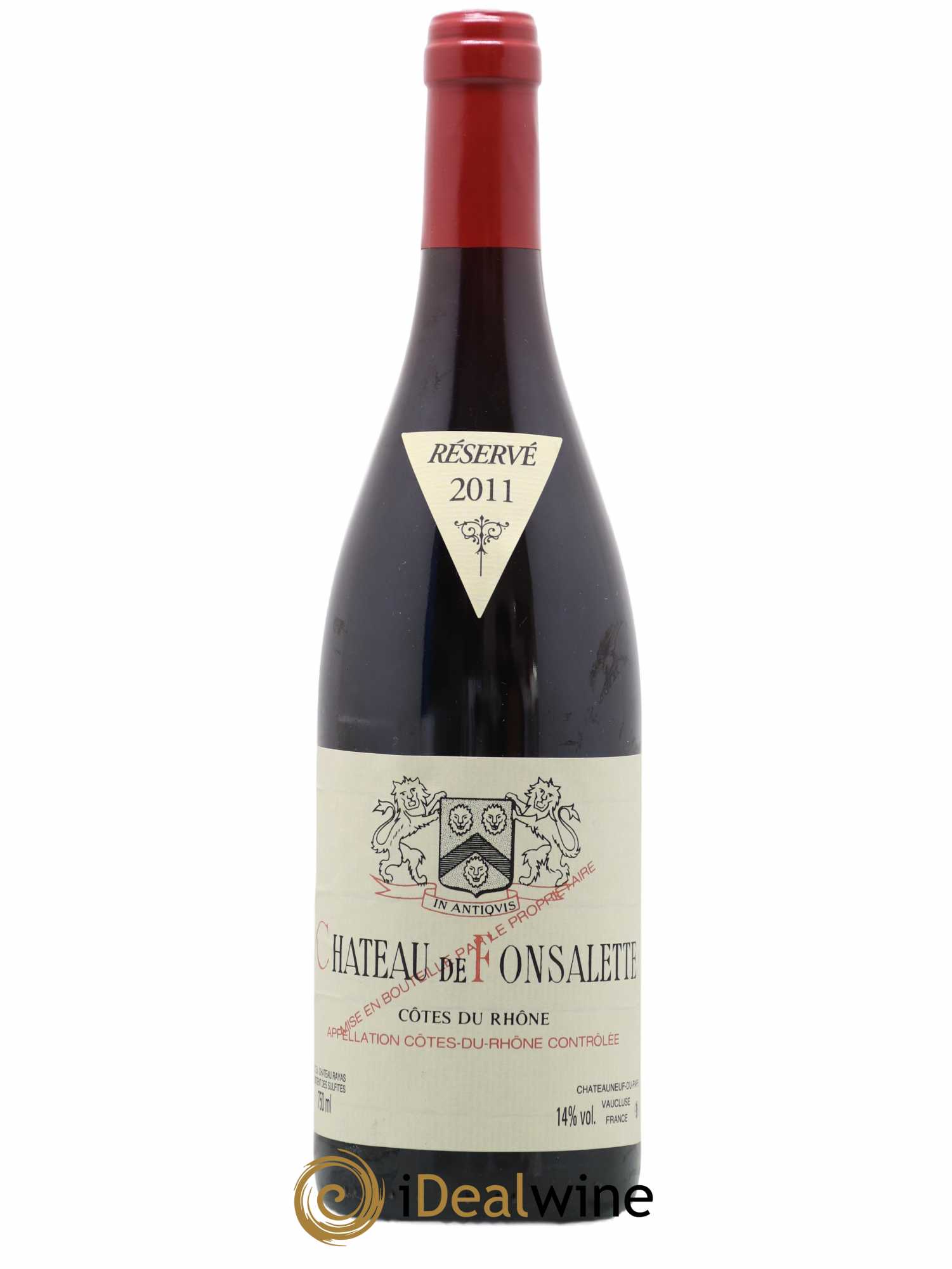 Côtes-du-Rhône Château de Fonsalette Emmanuel Reynaud 2011 - Lot de 1 bouteille - 0