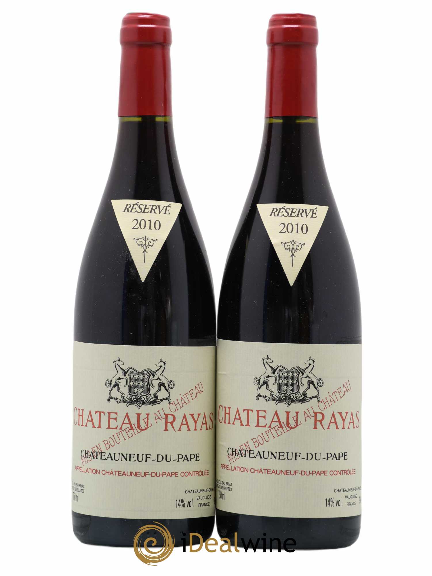 Châteauneuf-du-Pape Château Rayas Emmanuel Reynaud 2010 - Lot of 2 bottles - 0
