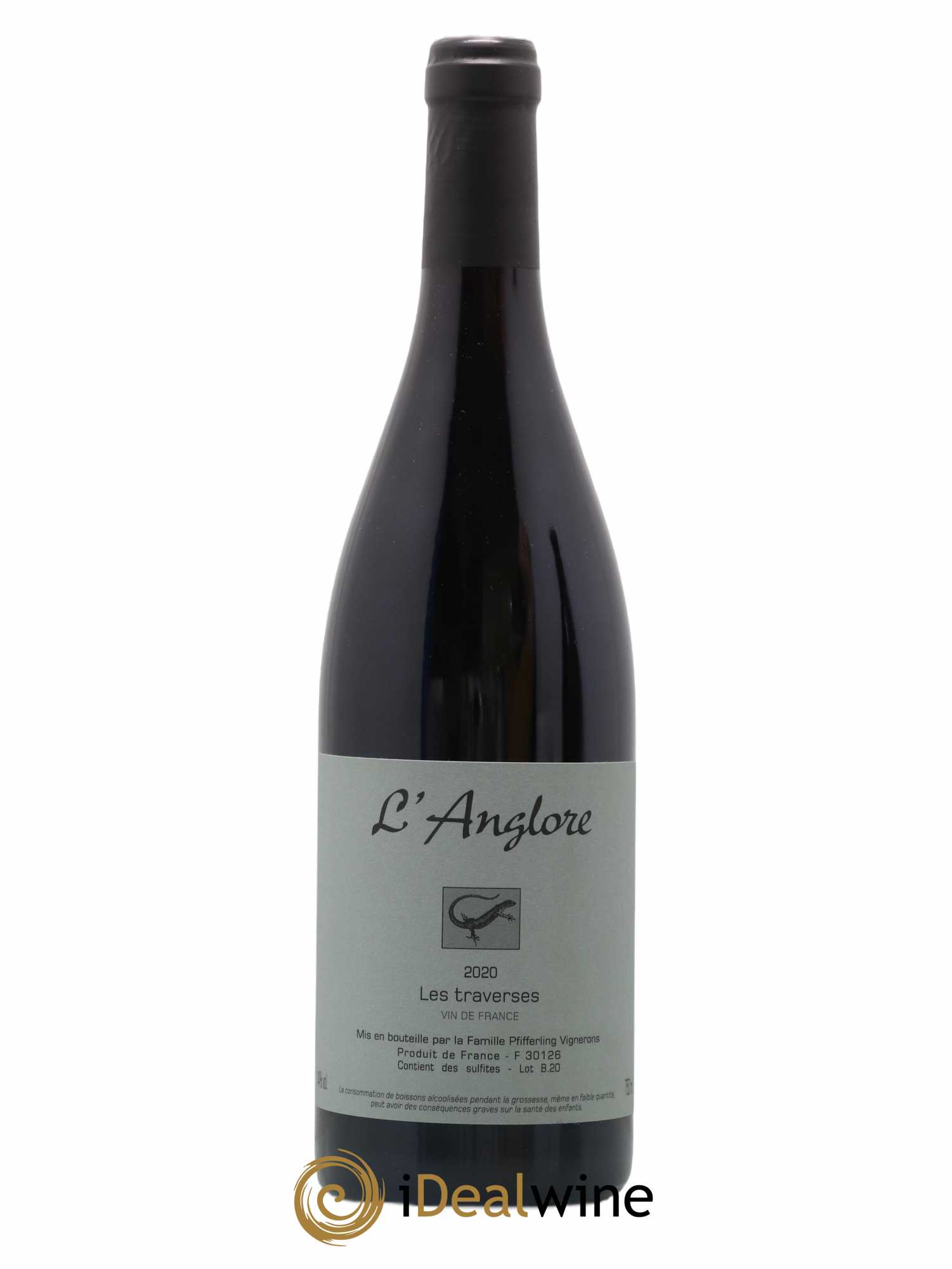 Vin de France Les Traverses L'Anglore 2020 - Lot de 1 bouteille - 0