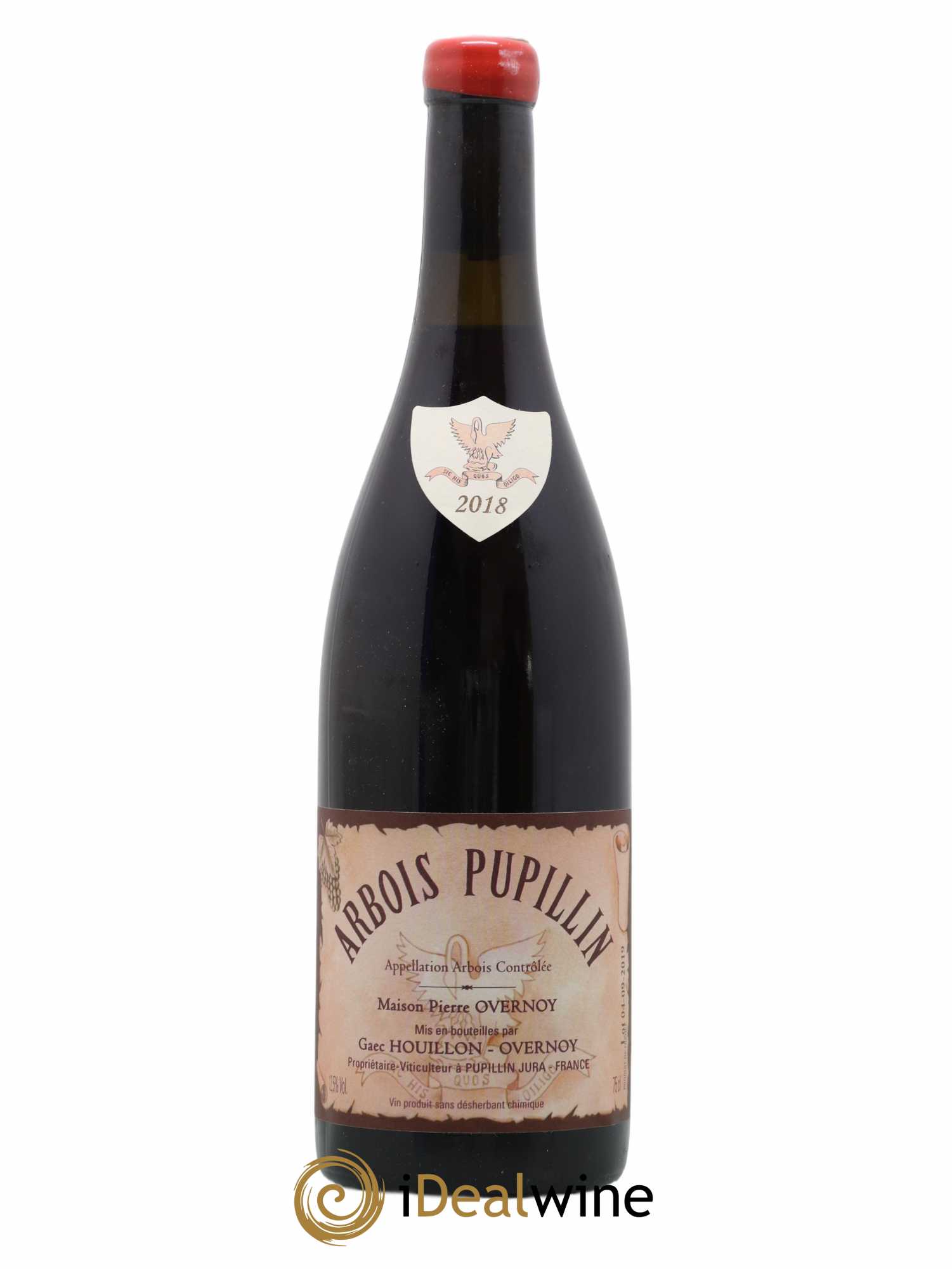 Arbois-Pupillin Poulsard (cire rouge) Overnoy-Houillon (Domaine) 2018 - Lot de 1 bouteille - 0