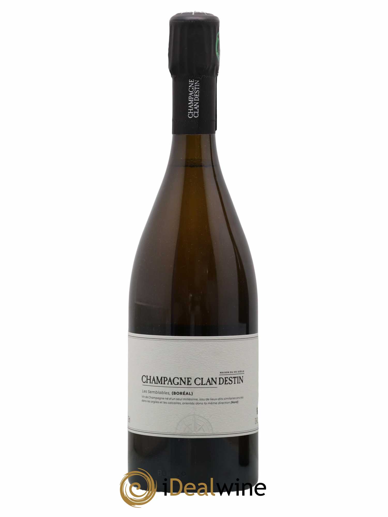 Champagne Les Semblables Boréal Clandestin 2019 - Lot de 1 bouteille - 0