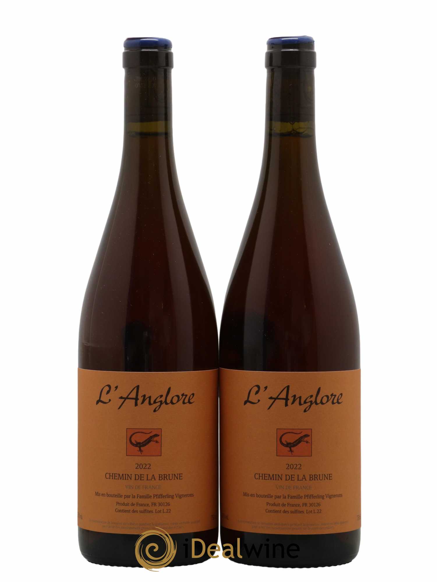 Vin de France Chemin de la brune L'Anglore 2022 - Lot de 2 bouteilles - 0