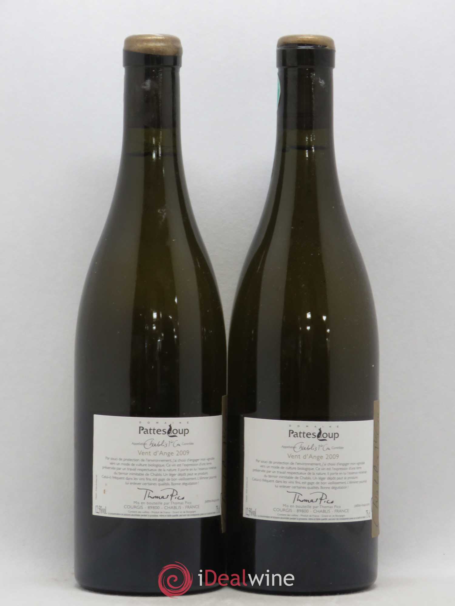 Chablis 1er Cru Beauregard Pattes Loup (Domaine) 2009 - Lot de 2 bouteilles - 1