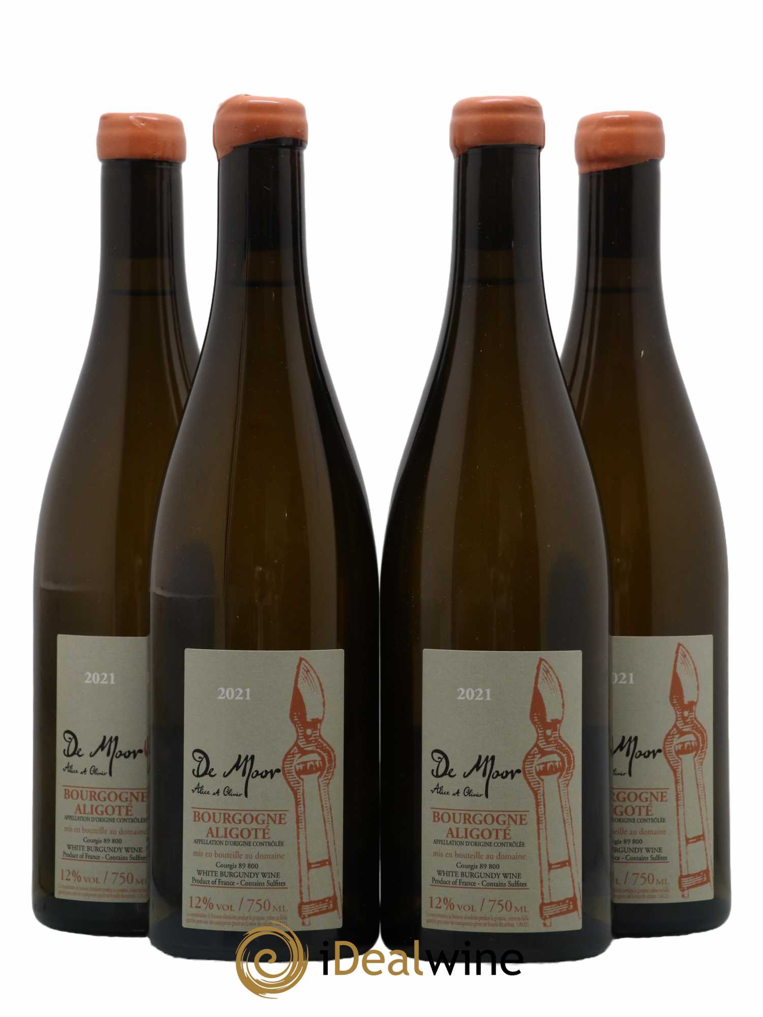 Bourgogne Aligoté Alice et Olivier De Moor 2021 - Lot de 4 bouteilles - 0