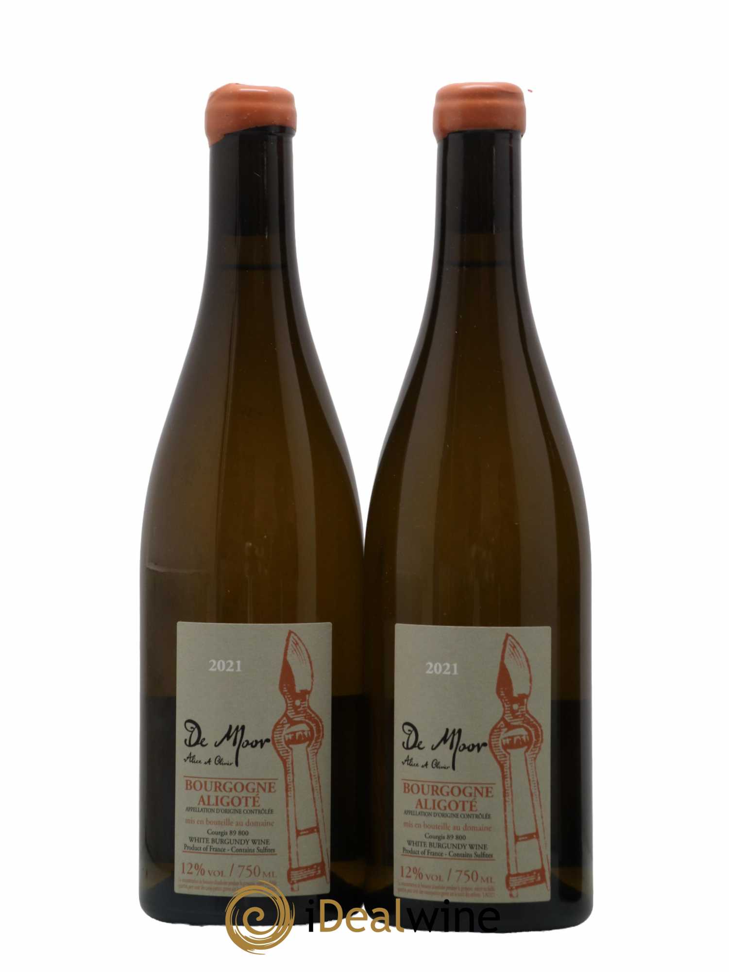 Bourgogne Aligoté Alice et Olivier De Moor 2021 - Lot de 2 bouteilles - 0