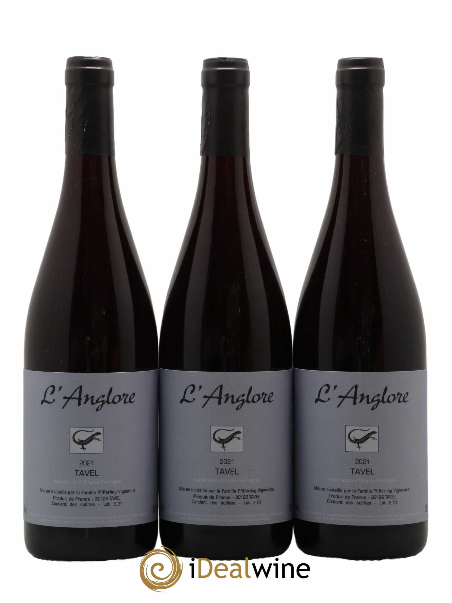 Tavel L'Anglore 2021 - Posten von 3 Flaschen - 0