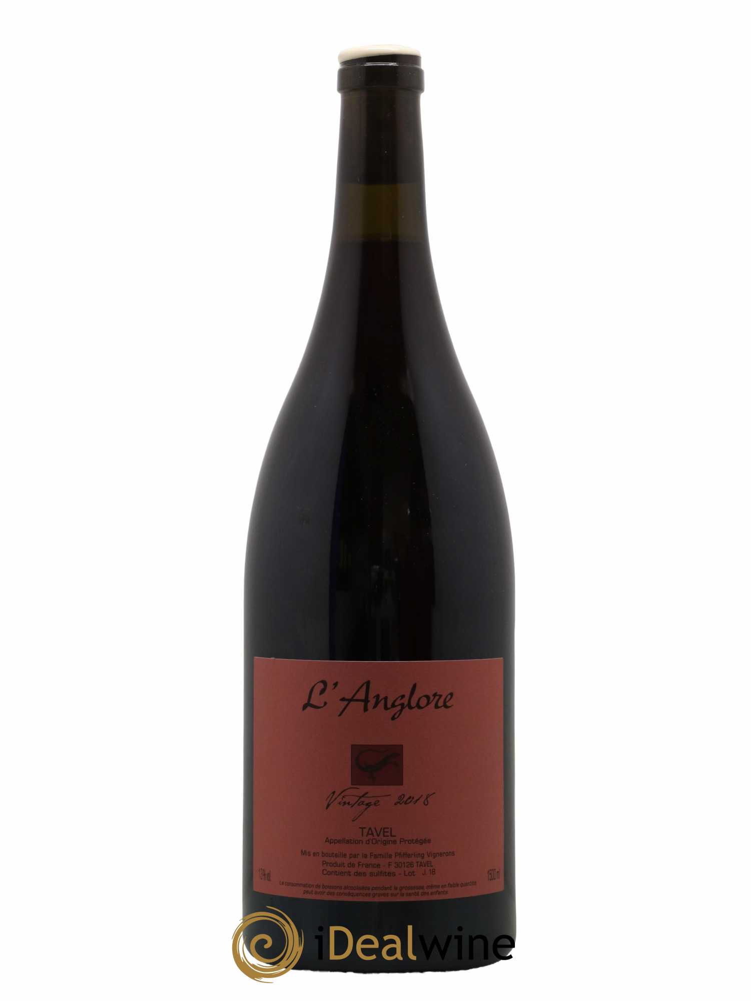 Tavel Vintage L'Anglore 2018 - Posten von 1 Magnum - 0