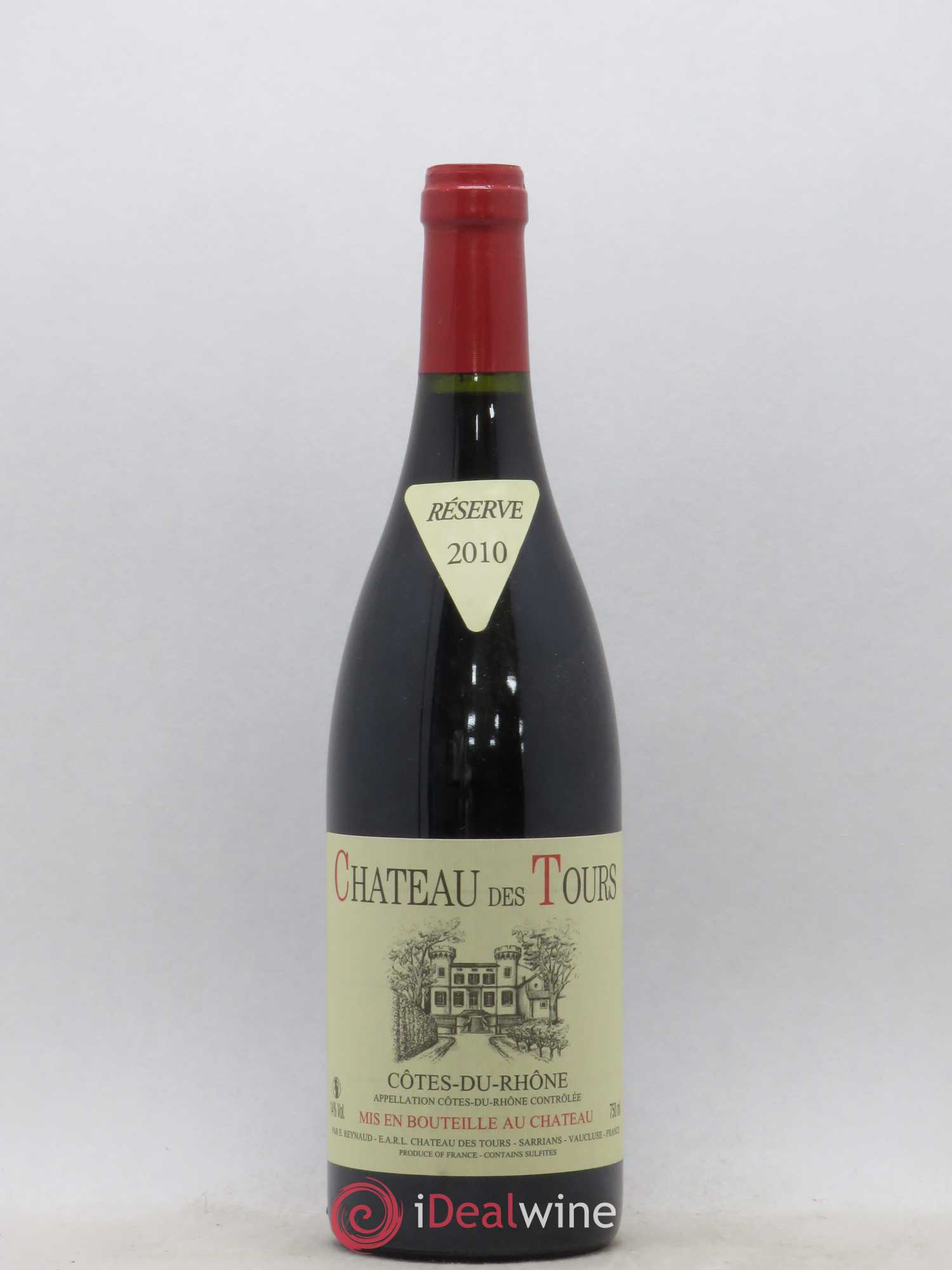Côtes-du-Rhône Château des Tours Emmanuel Reynaud 2010 - Lot de 1 bouteille - 0
