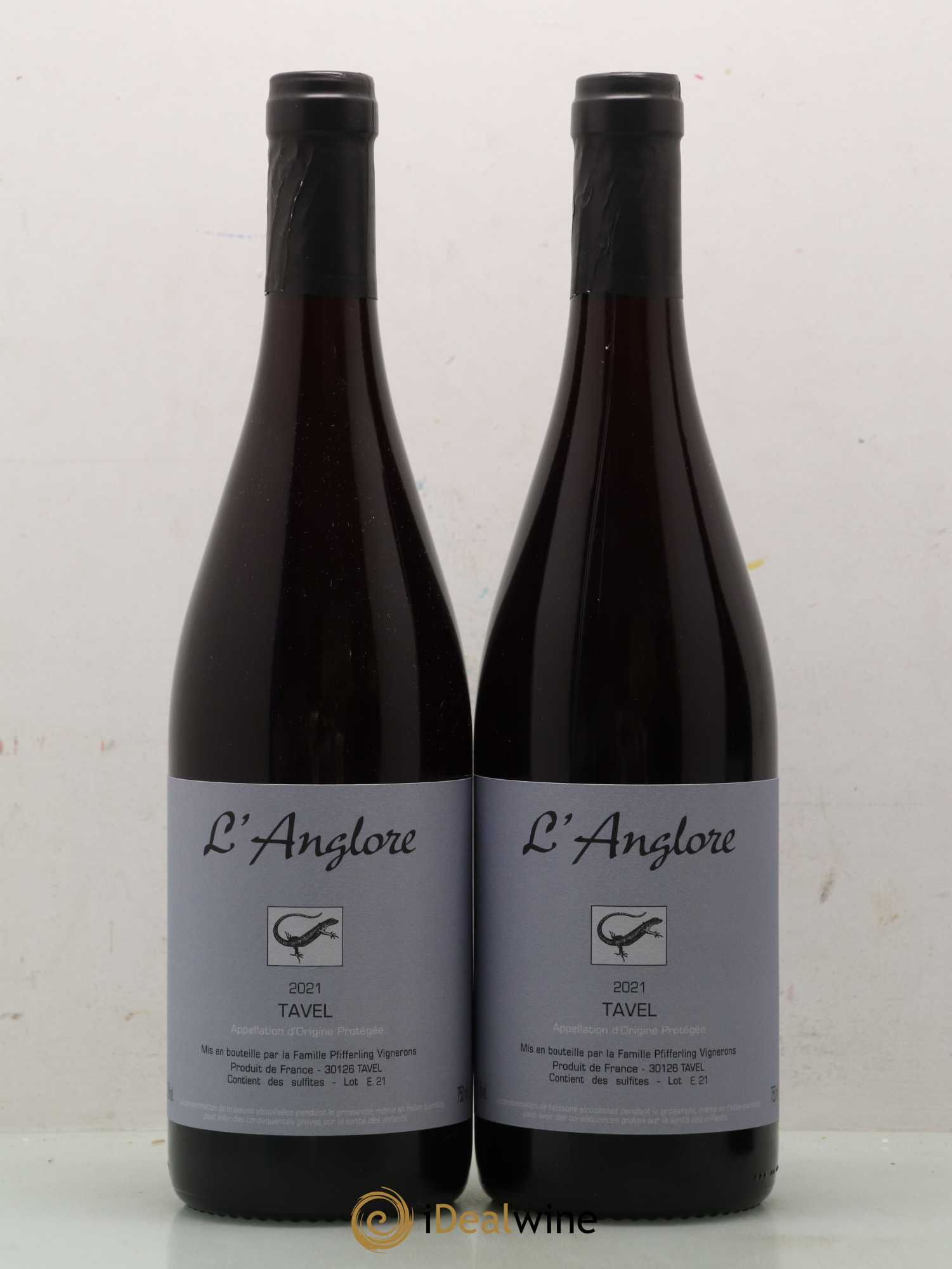 Tavel L'Anglore 2021 - Posten von 2 Flaschen - 0