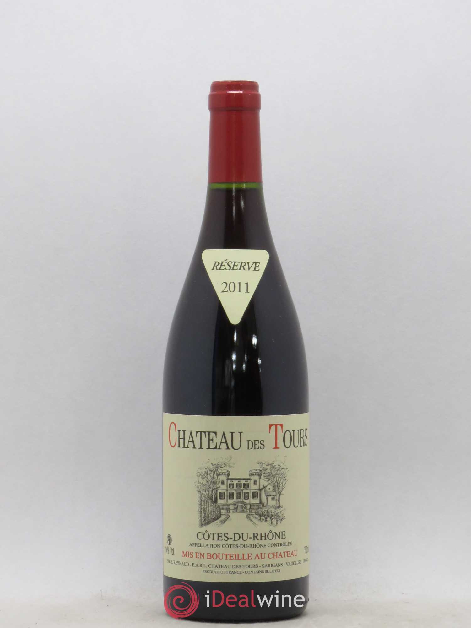 Côtes-du-Rhône Château des Tours Emmanuel Reynaud 2011 - Lot de 1 bouteille - 0