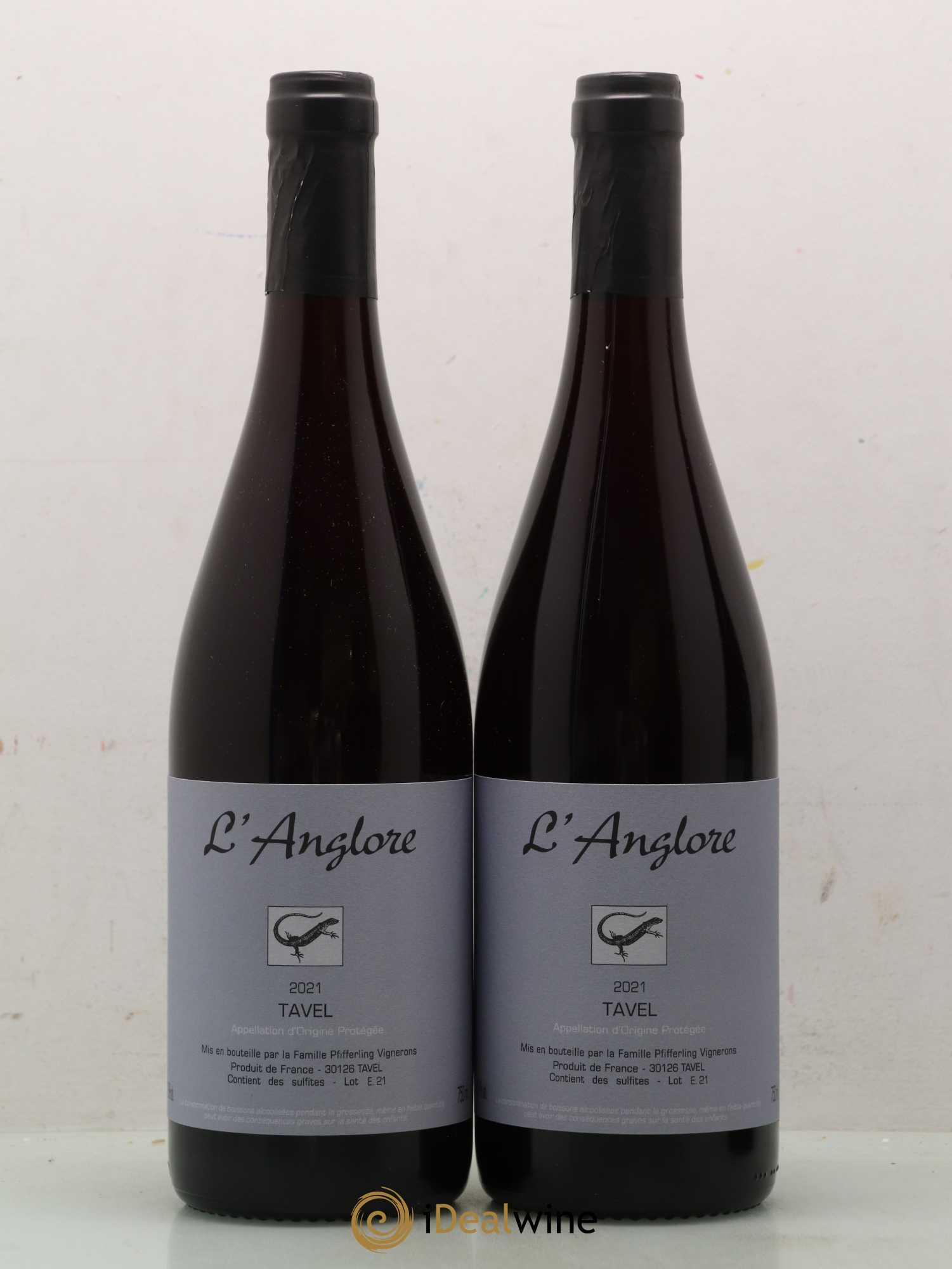 Tavel L'Anglore 2021 - Lot de 2 bouteilles - 0