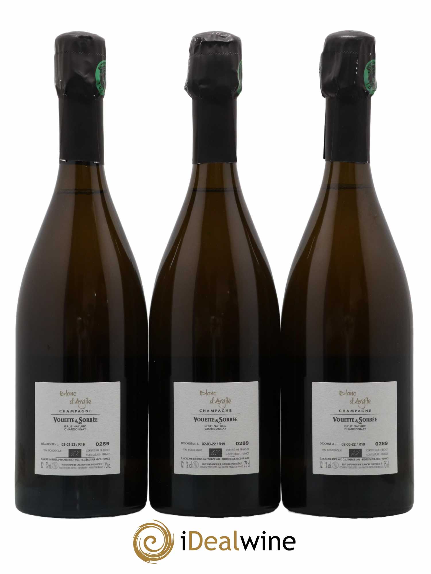 Blanc d'Argile Vouette et Sorbée 2019 - Lot de 3 bouteilles - 1