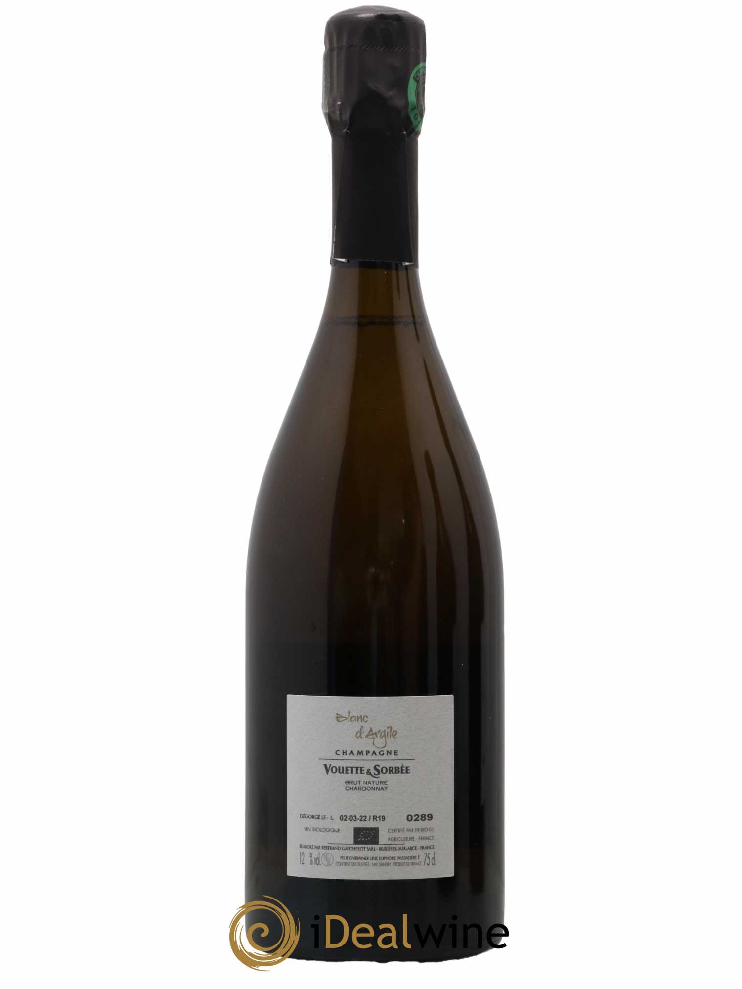 Blanc d'Argile Vouette et Sorbée 2019 - Lot de 1 bouteille - 1