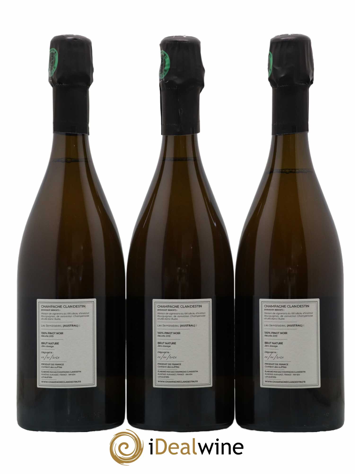 Les Semblables Austral Clandestin 2019 - Lot de 3 bouteilles - 1