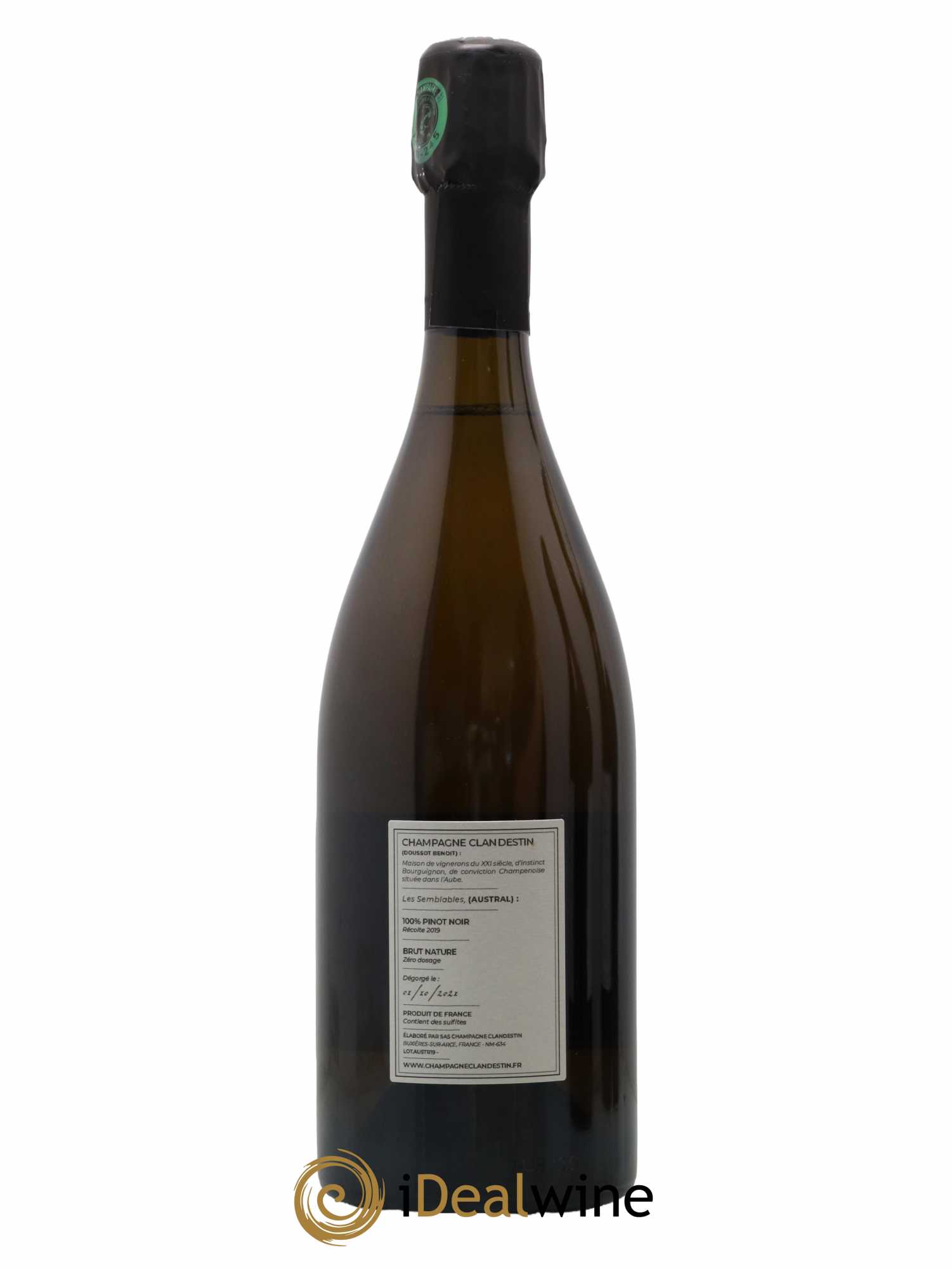 Les Semblables Austral Clandestin 2019 - Lot de 1 bouteille - 1