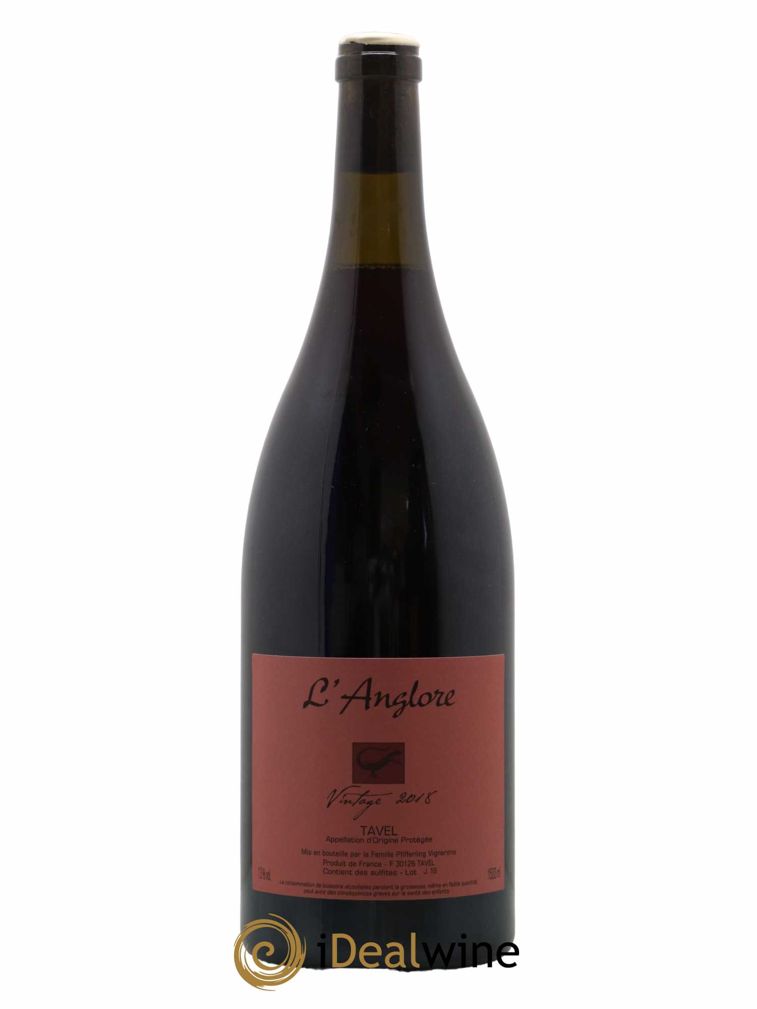 Tavel Vintage L'Anglore 2018 - Posten von 1 Magnum - 0