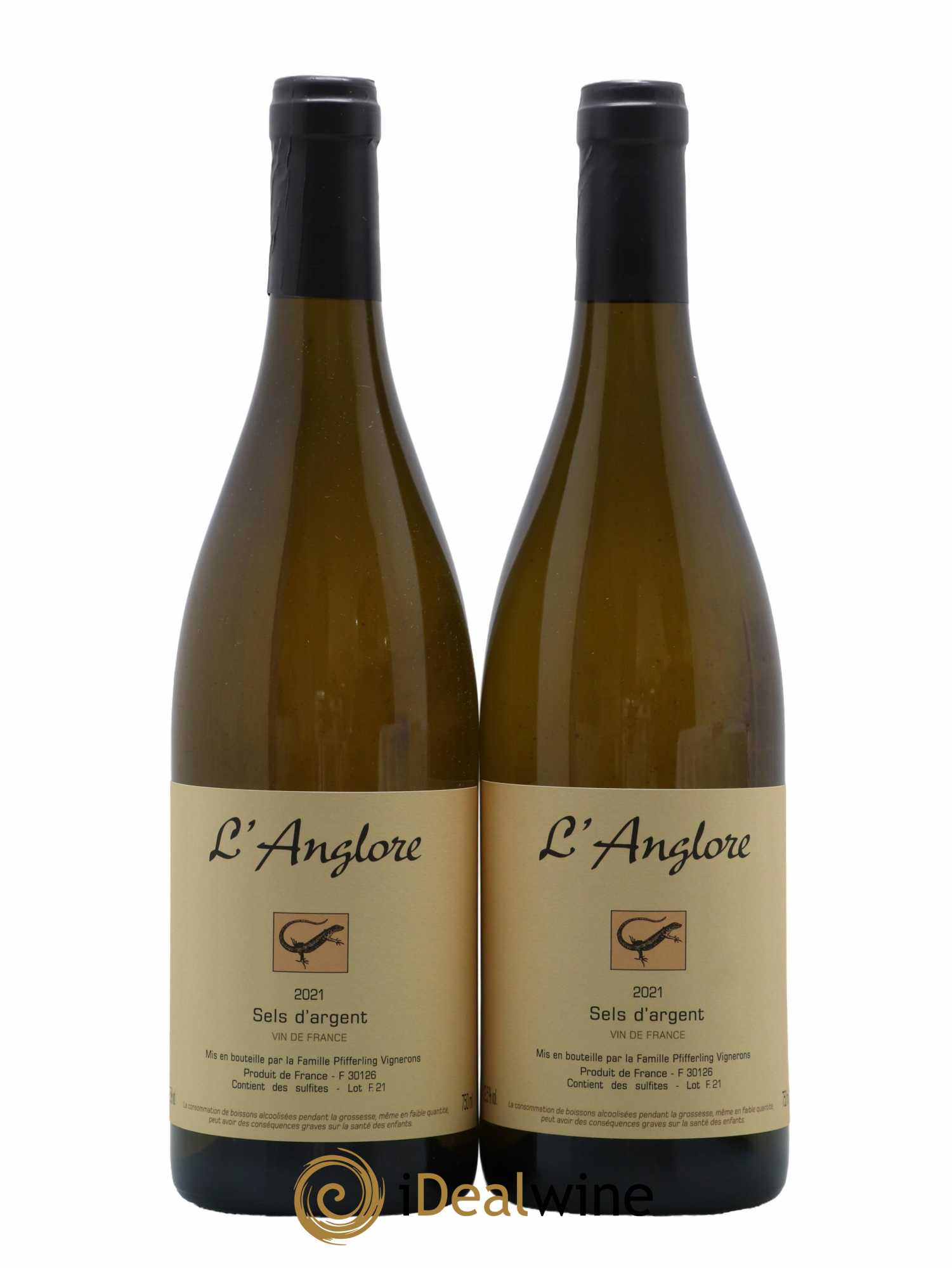 Vin de France Sels d'argent L'Anglore 2021 - Lot de 2 bouteilles - 0