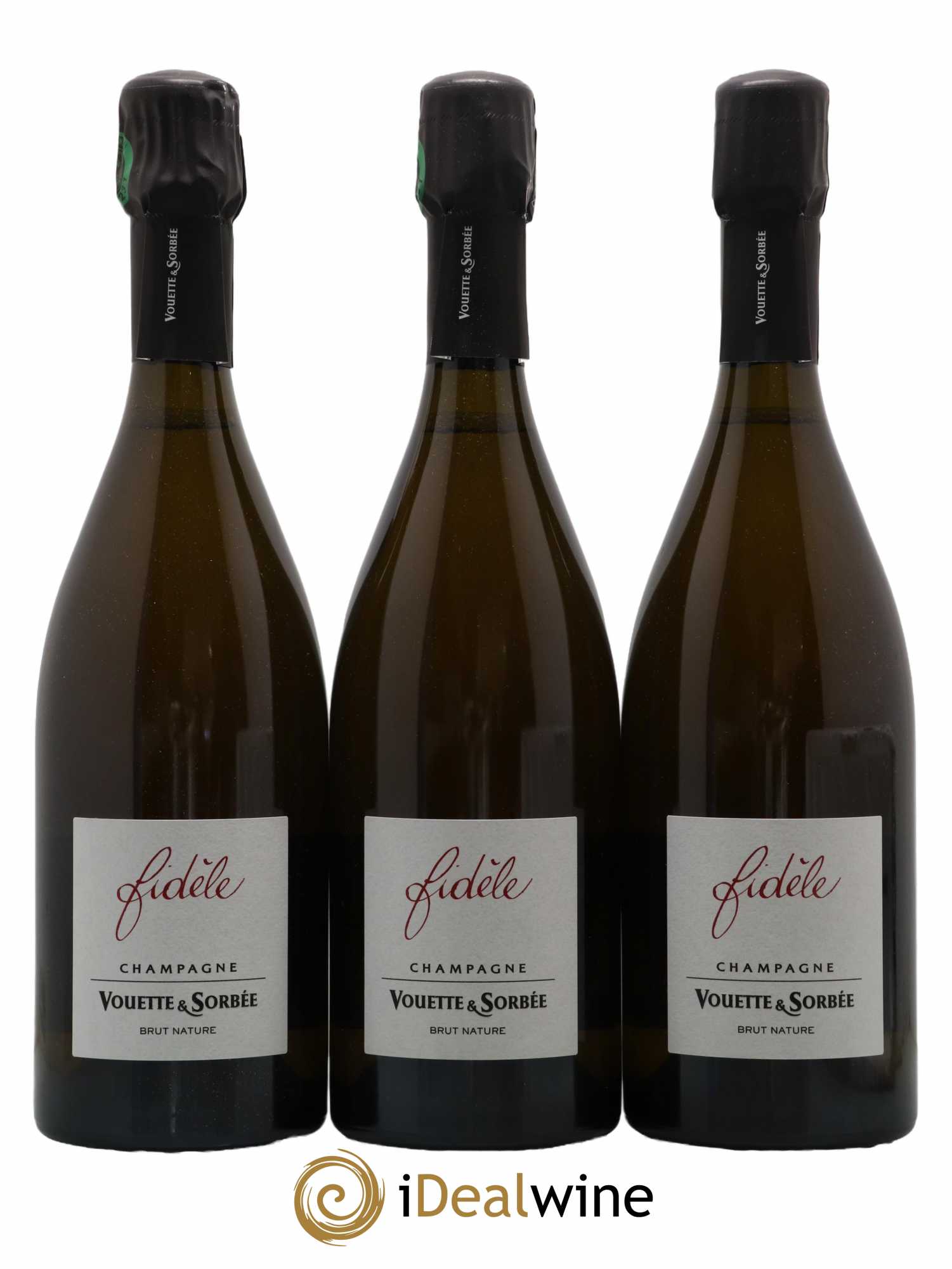 Fidèle Blanc de Noirs Vouette et Sorbée 2019 - Lot of 3 bottles - 0