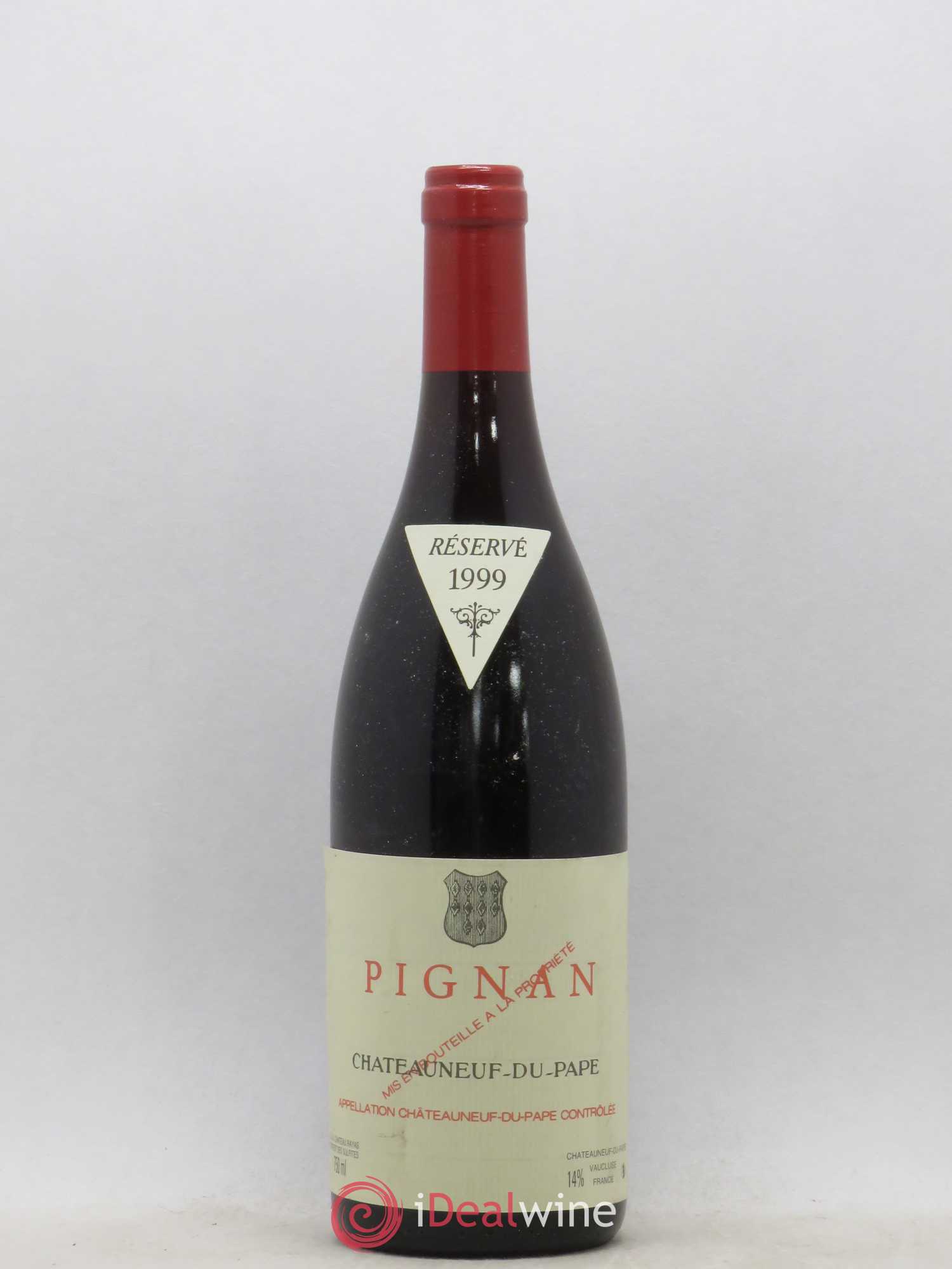 Châteauneuf-du-Pape Pignan Emmanuel Reynaud 1999 - Lot de 1 bouteille - 0