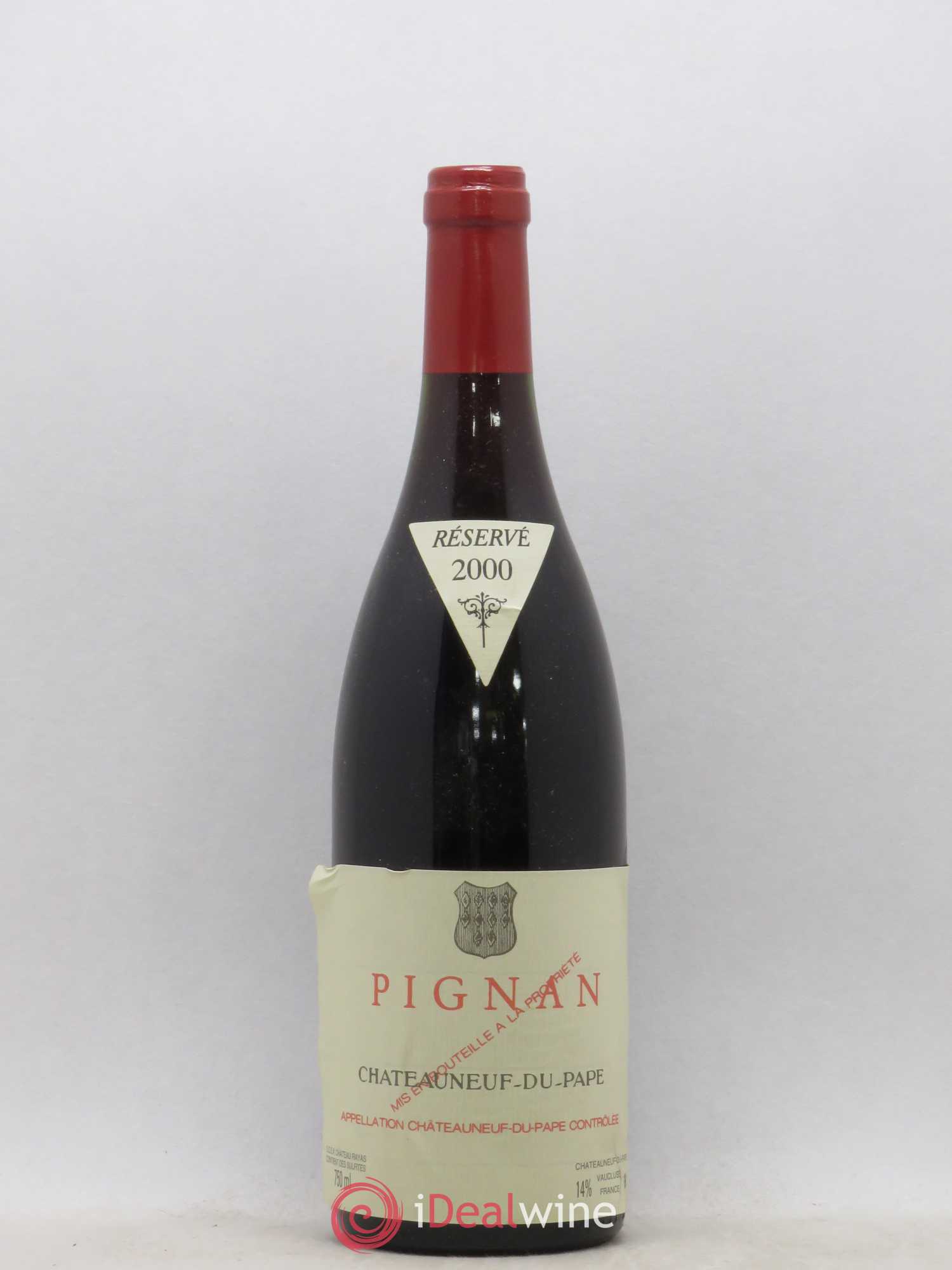 Châteauneuf-du-Pape Pignan Emmanuel Reynaud 2000 - Lot de 1 bouteille - 0