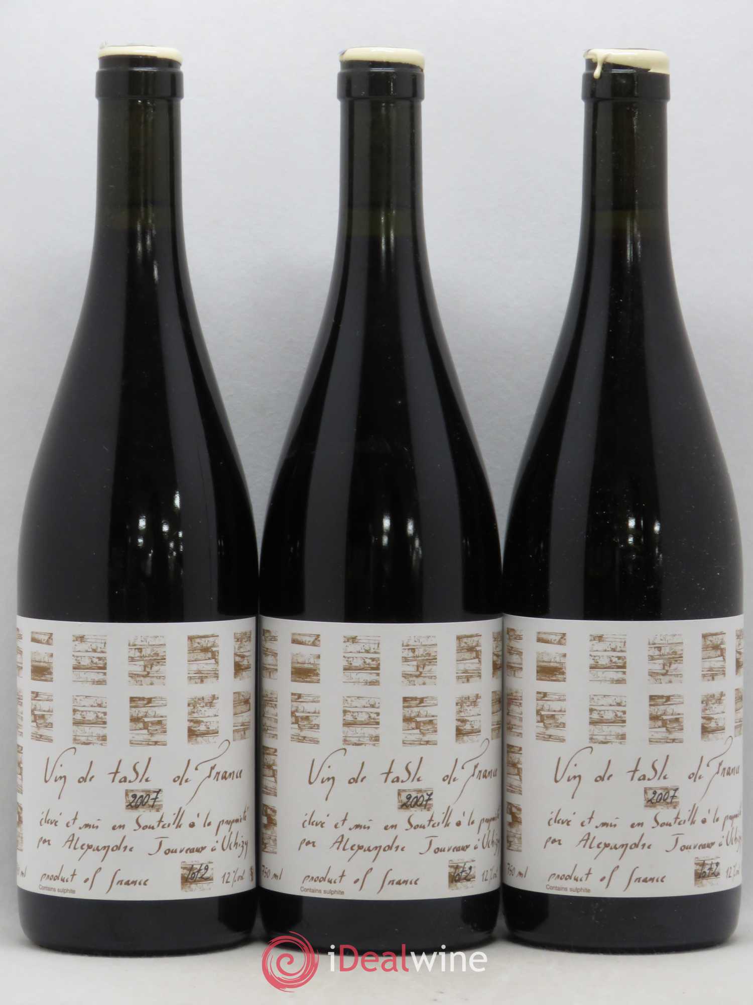 Vin de France En l'Orme Alexandre Jouveaux 2007 - Lot de 3 bouteilles - 0